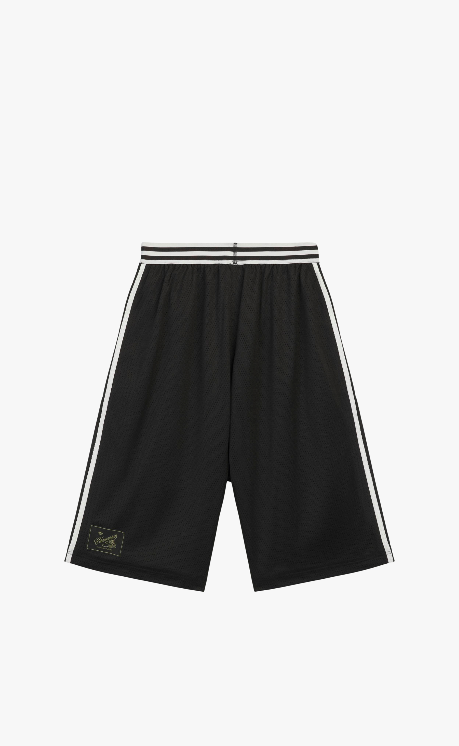 WC MESH BLACK LONG SHORTS