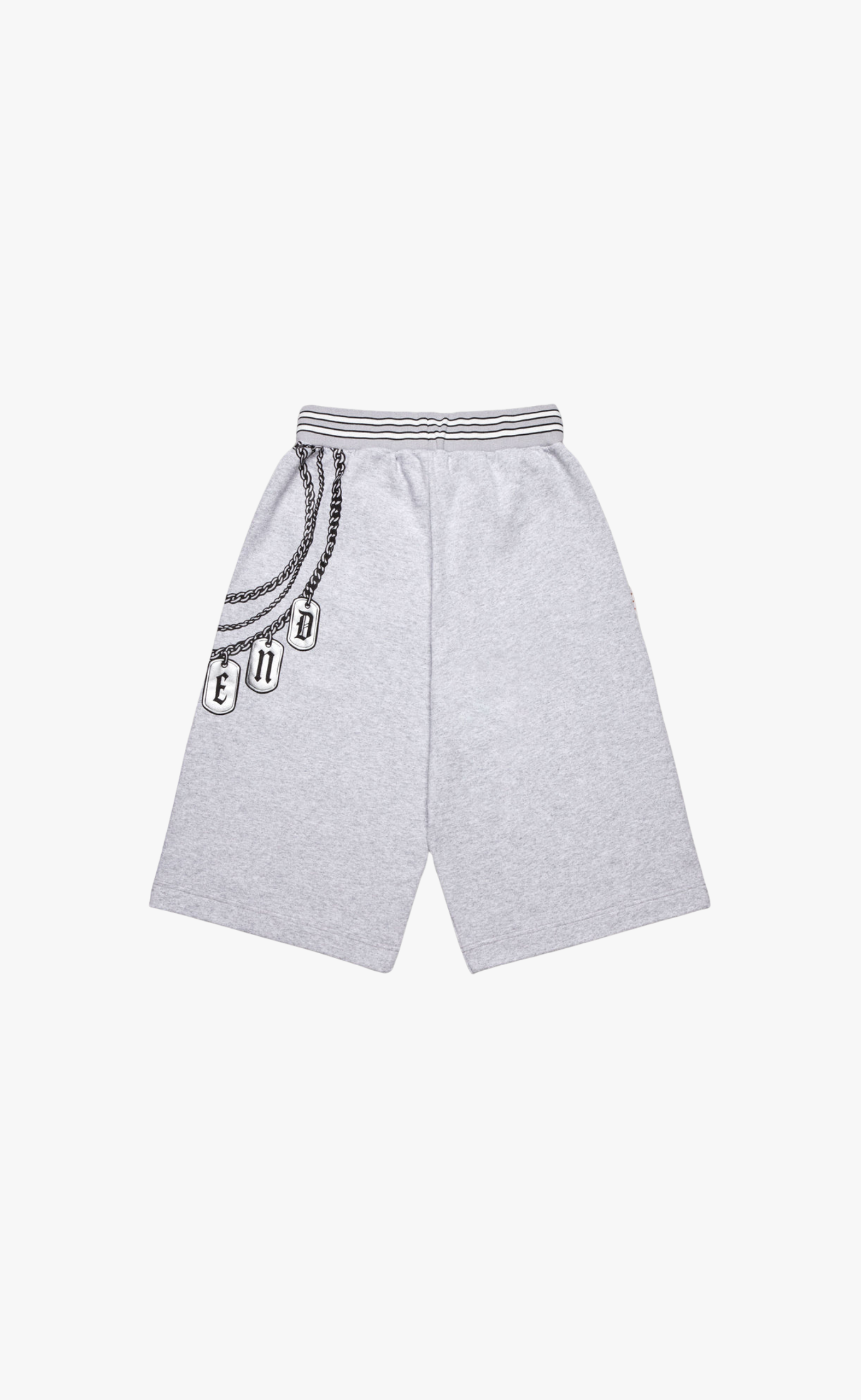 SLOUCH GREY SHORTS