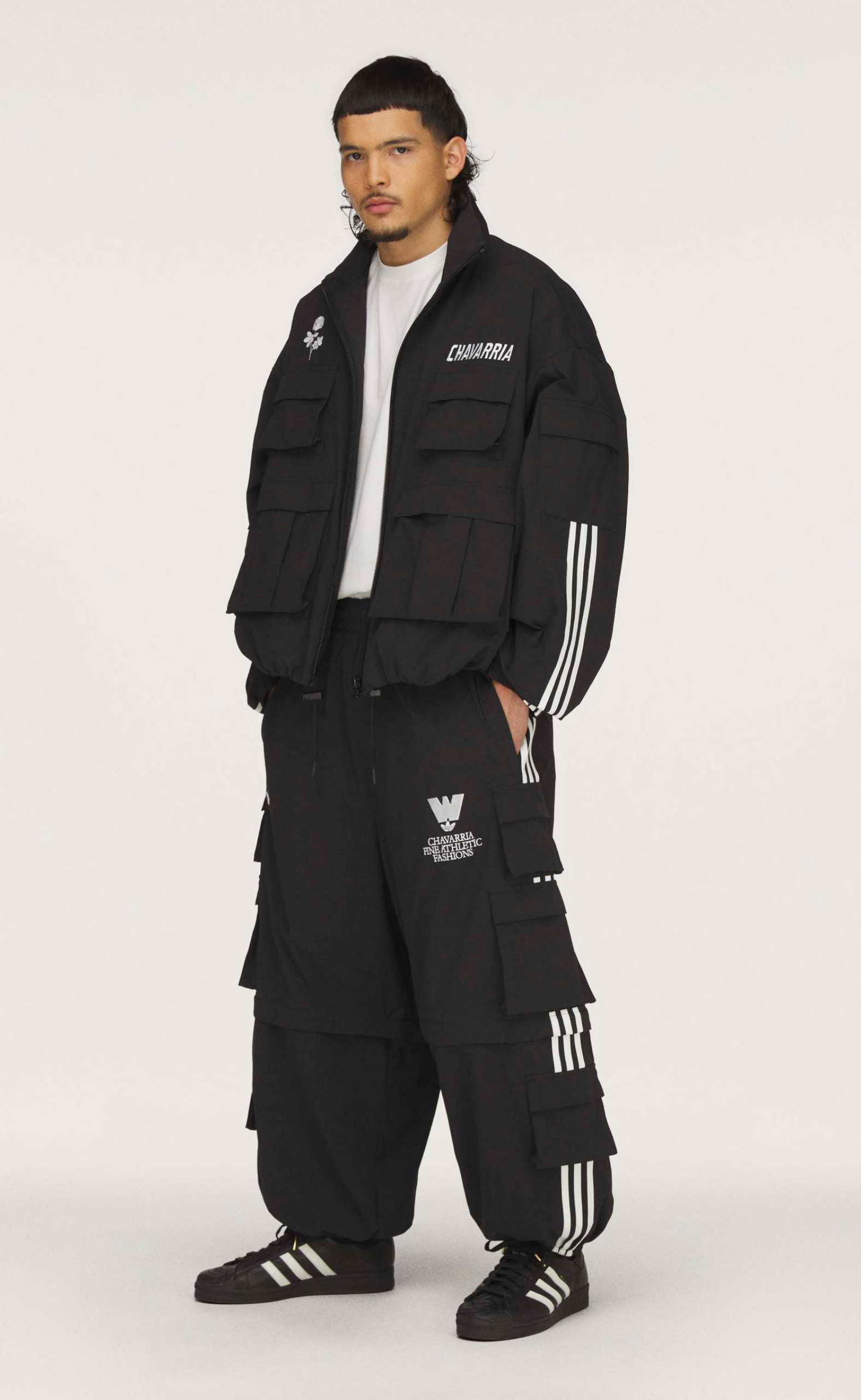 WC CARGO BLACK TRACK JACKET