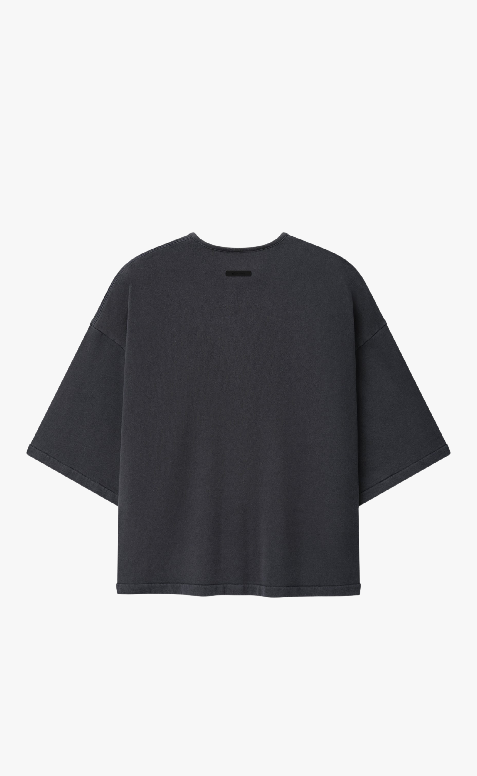 3/4 HENLEY WASHED IRON GREY T-SHIRT