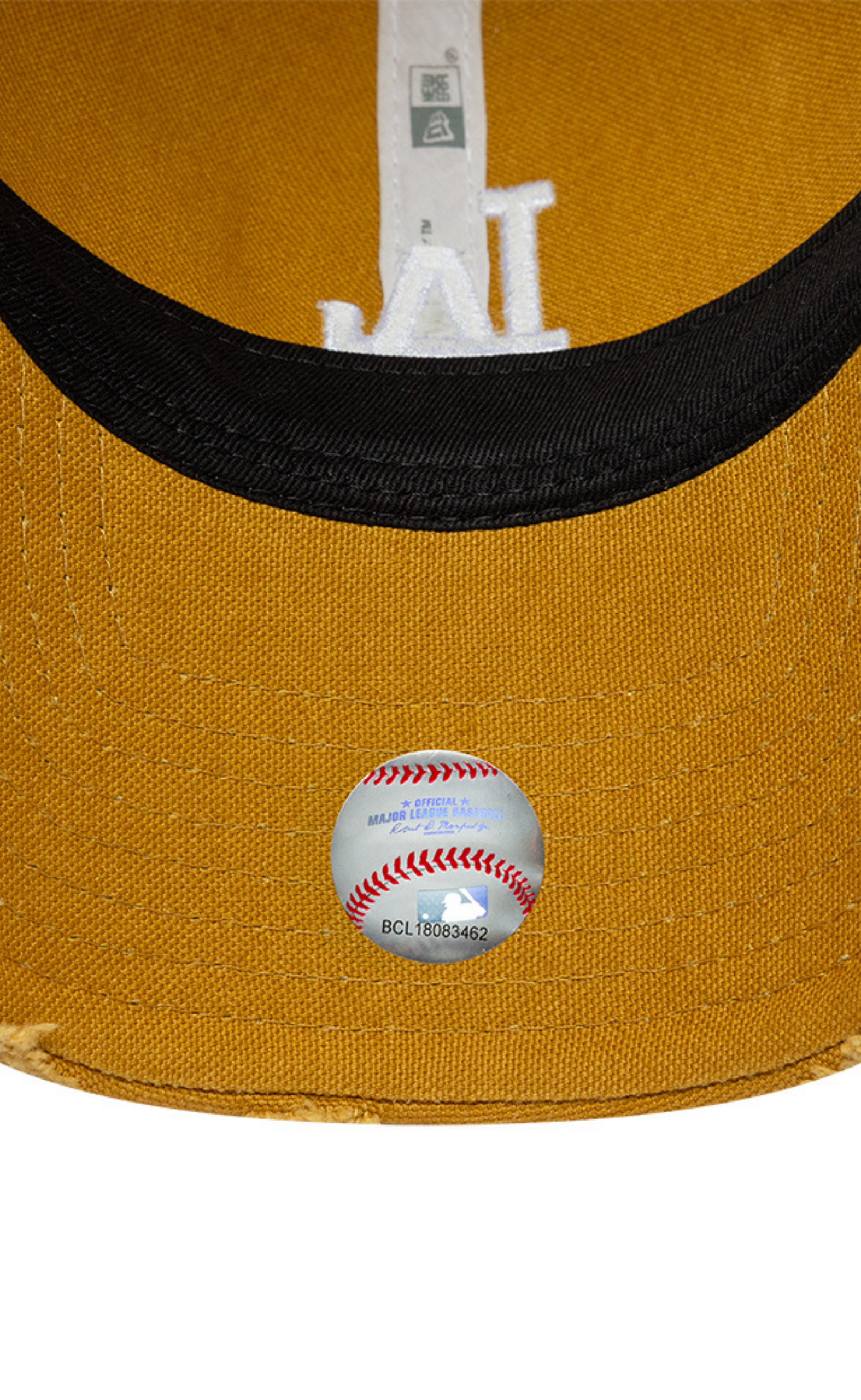 LOS ANGELES DODGERS COTTON CANV 9TWENTY TRUCKER YELLOW WHITE HAT