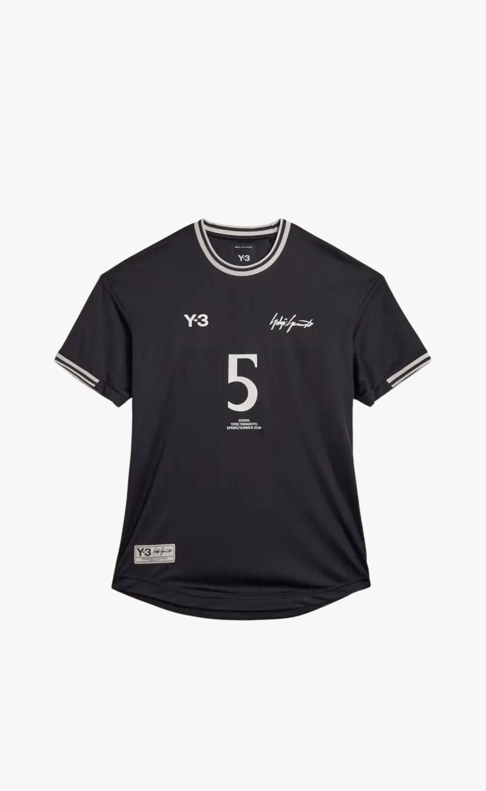 Y-3 BELLINGHAM FOOTBALL BLACK T-SHIRT