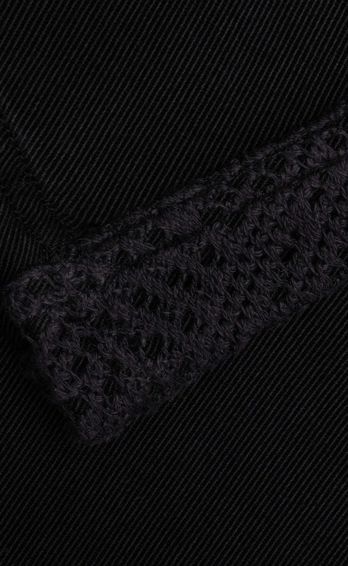 LOVE AND KISSES JET BLACK SHORTS