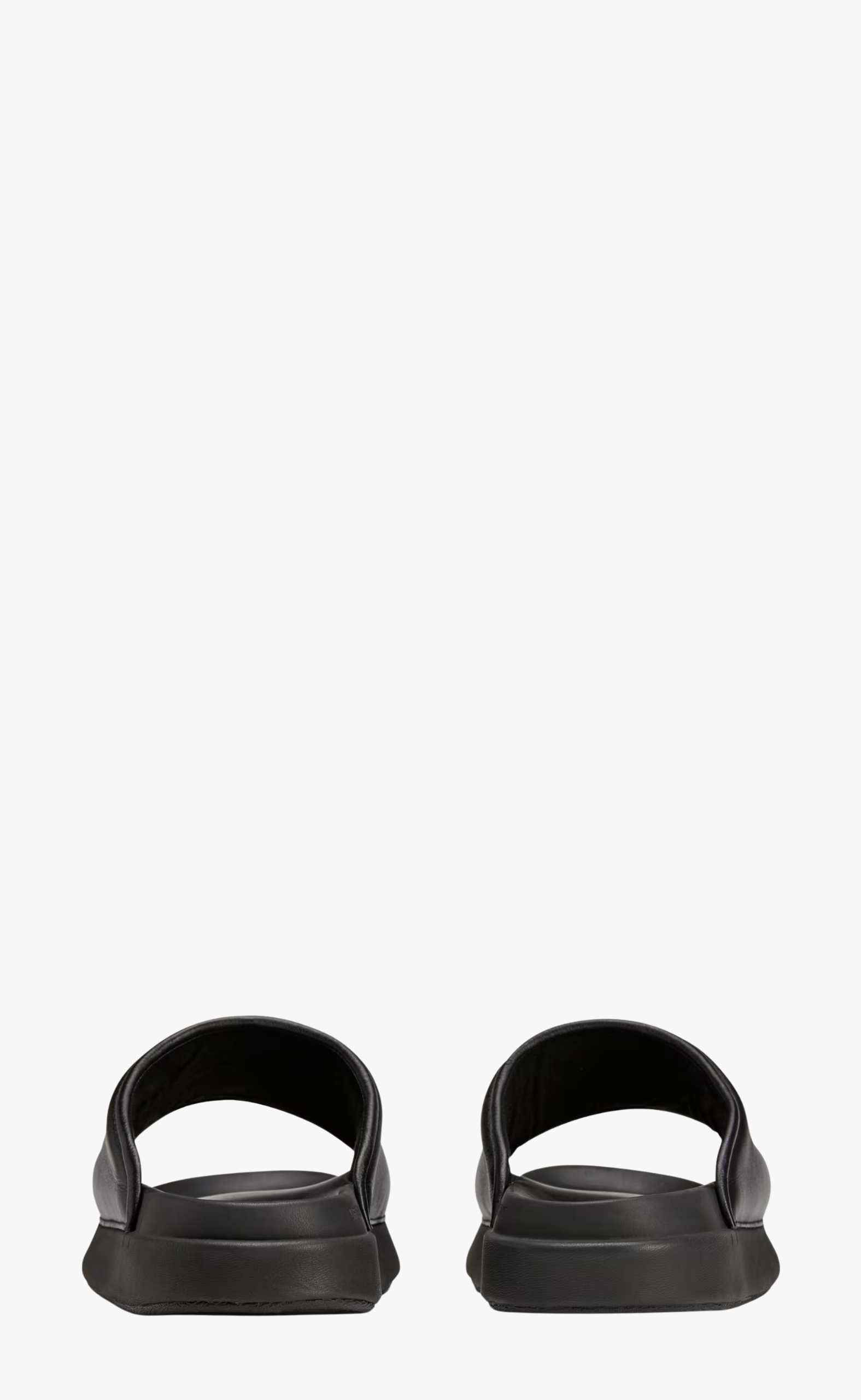 Y-3 BLACK SLIPPERS