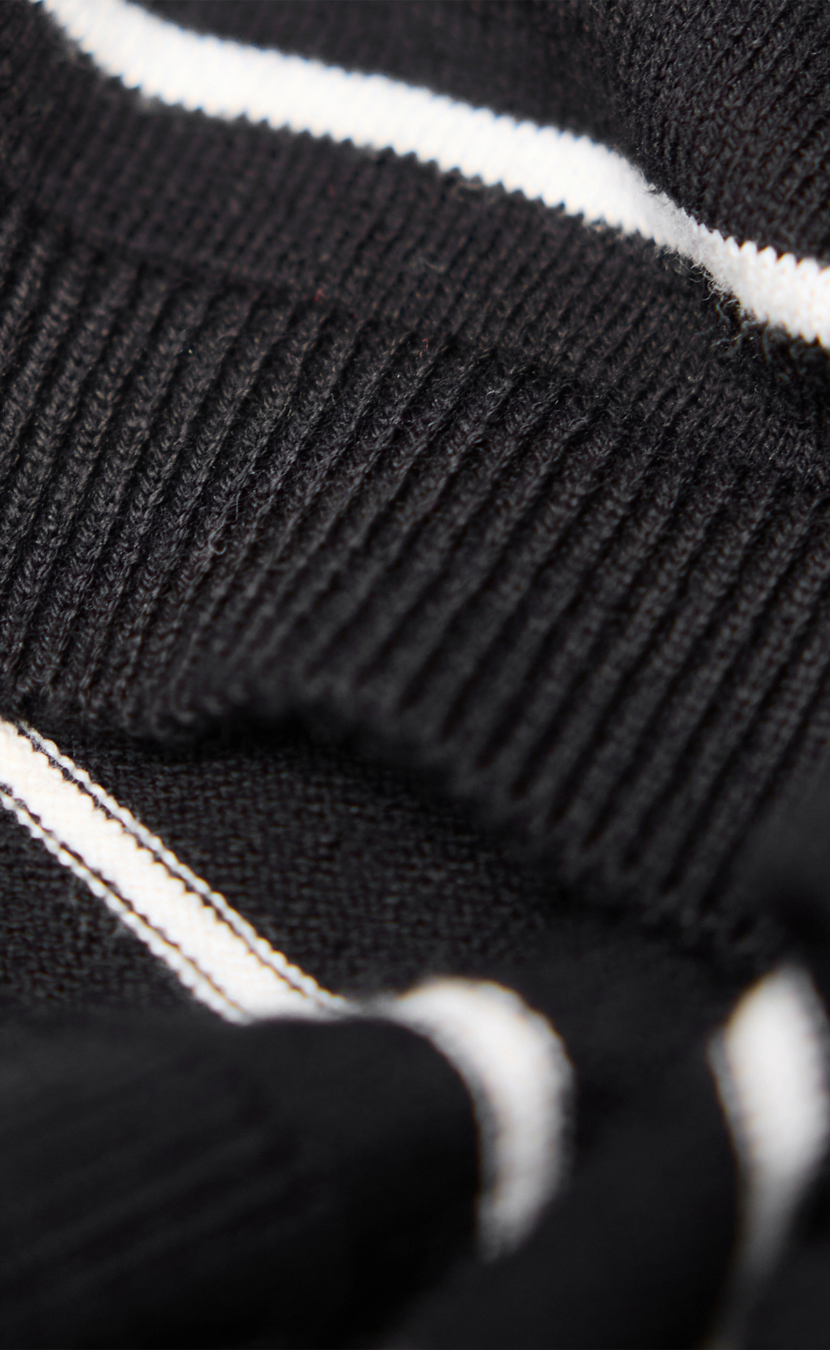 CALIFORNIA STRIPED POLO JET BLACK T-SHIRT