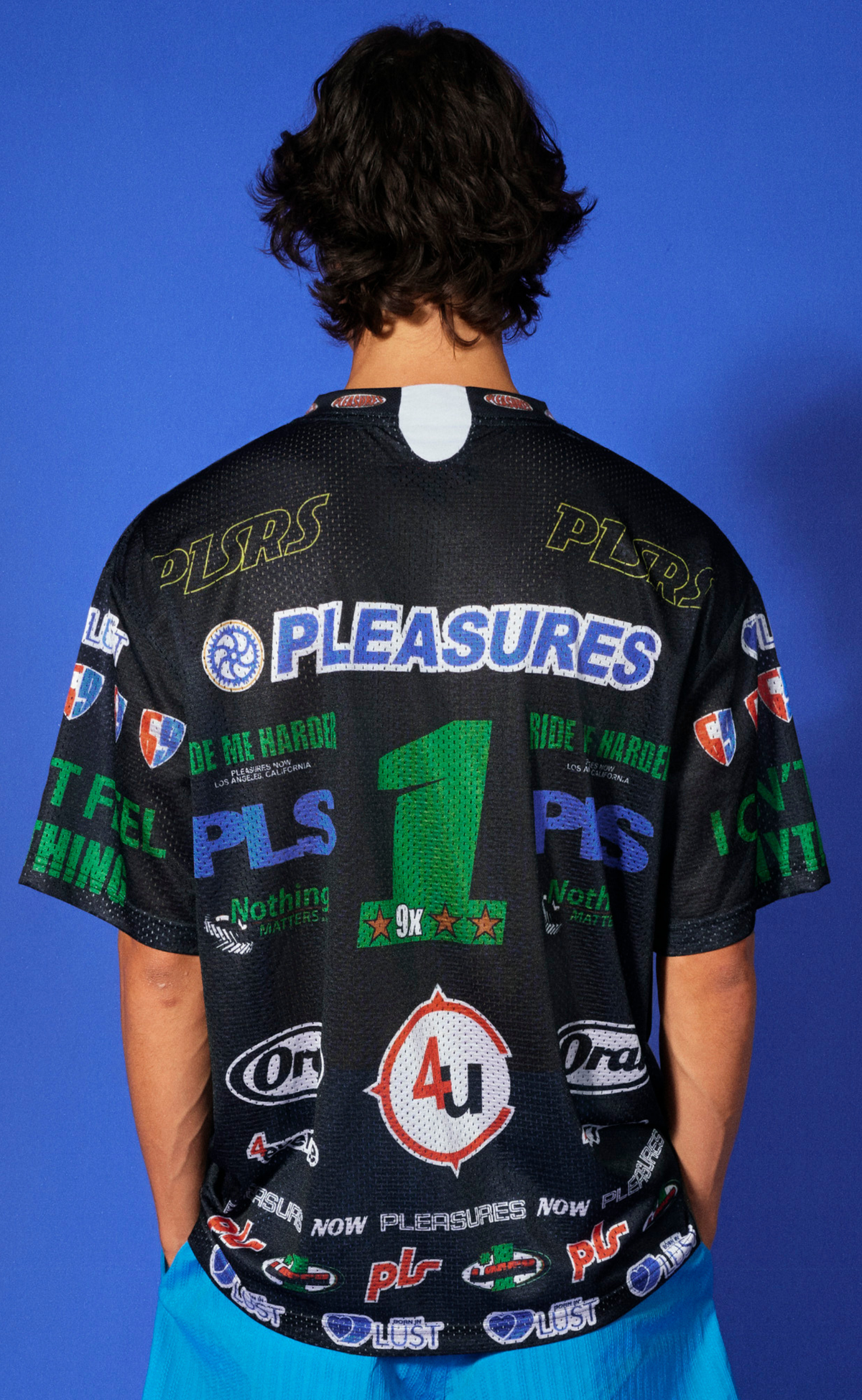 ORAL MESH BLACK T-SHIRT