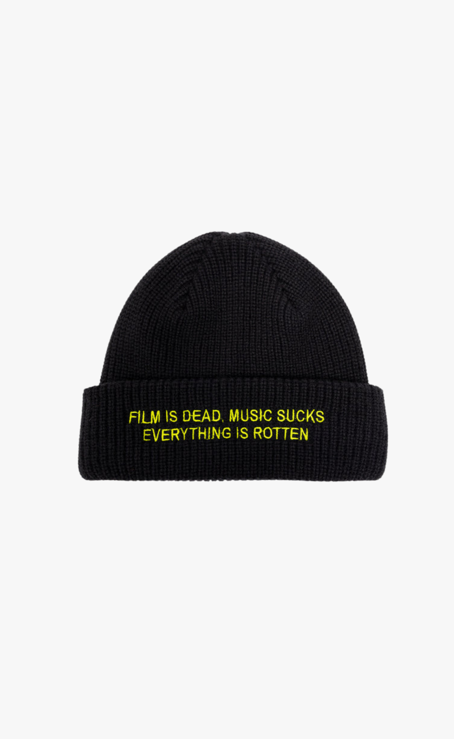 CRITIC BLACK BEANIE