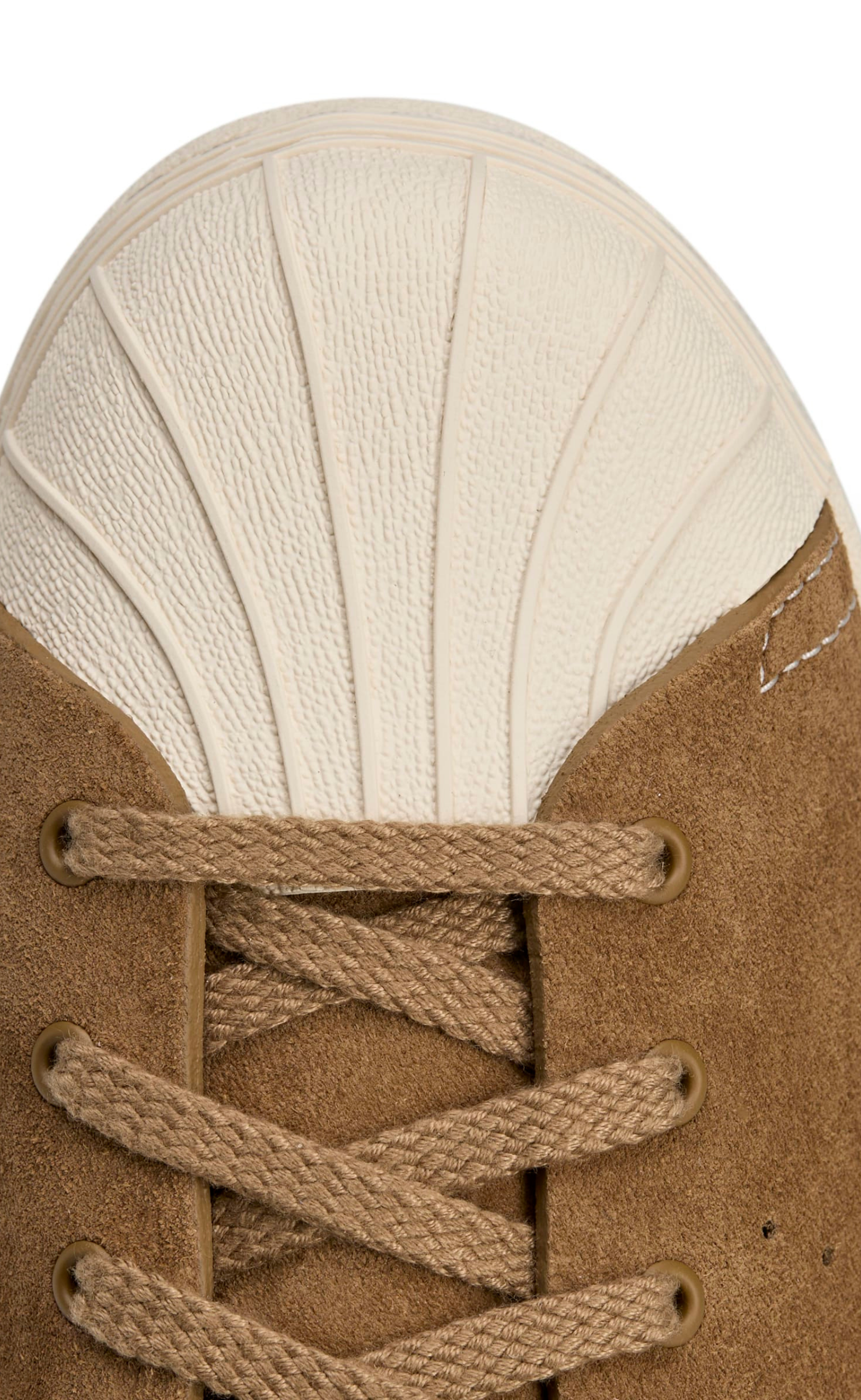 WB SUPERSTAR HI WHITE BROWN SNEAKER