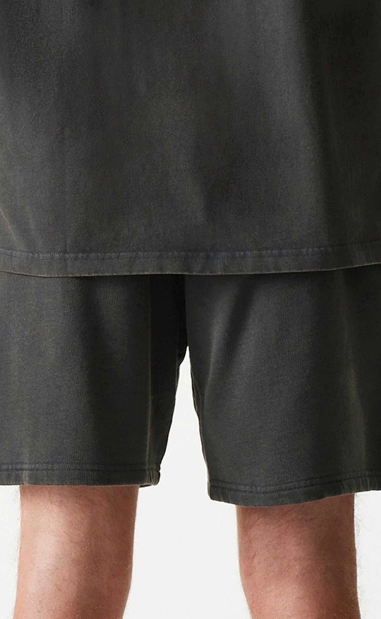 NBA WASHED SHORT WHITE GREY SHORTS