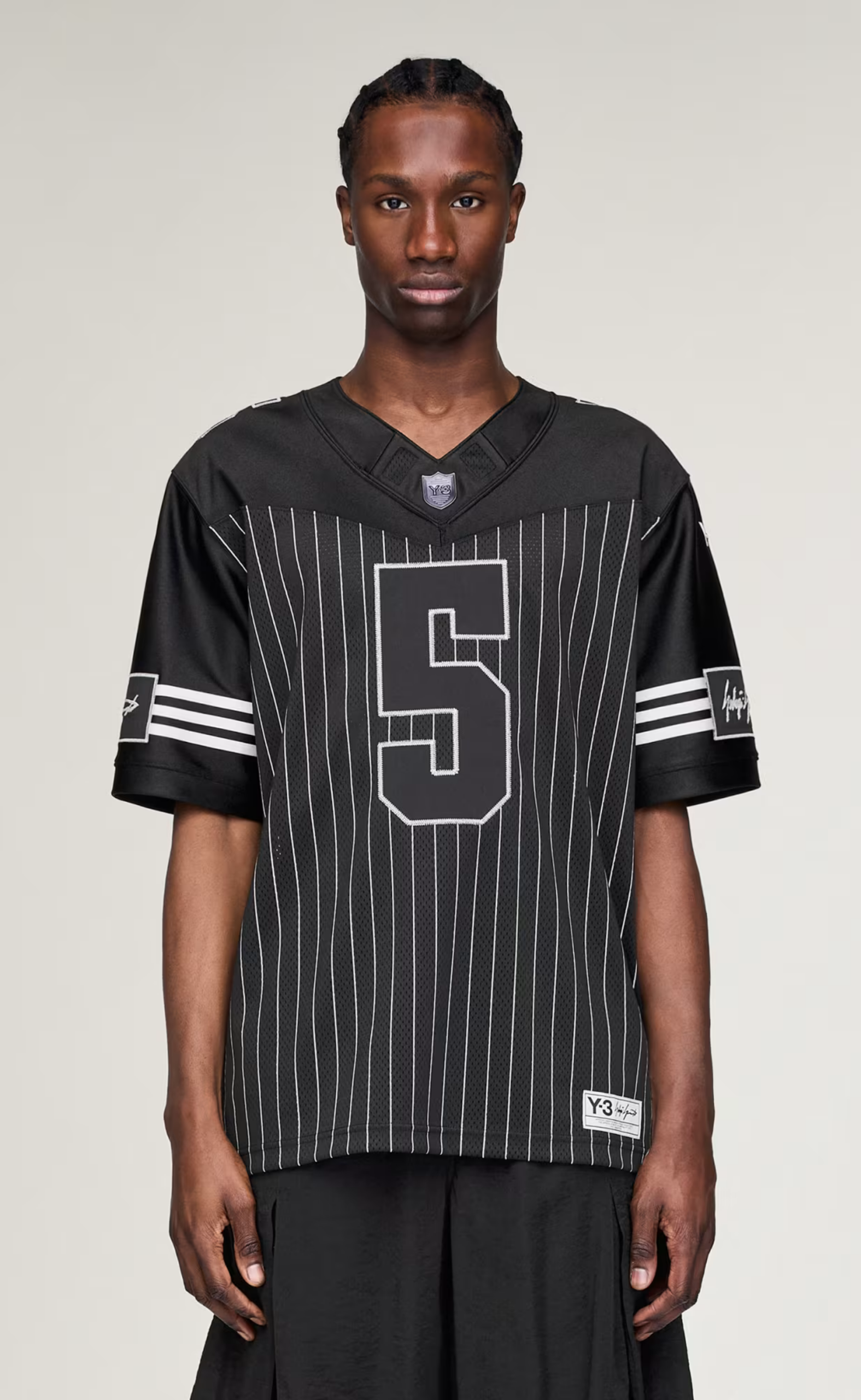 Y-3 WILSON FOOTBALL BLACK T-SHIRT