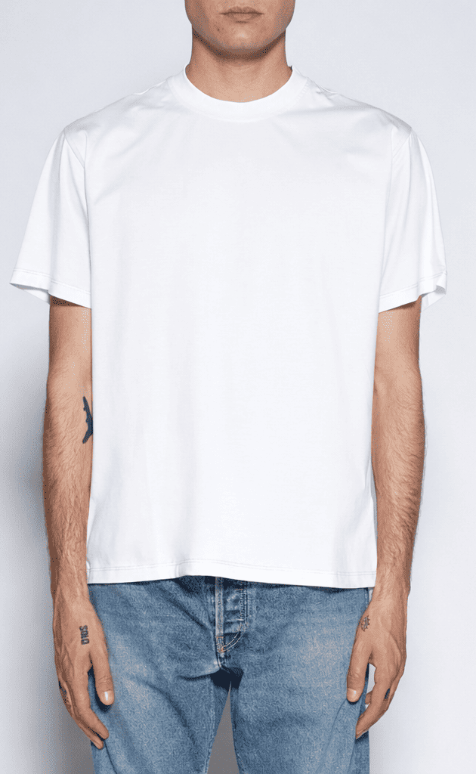 REGULAR COTTON WHITE T-SHIRT