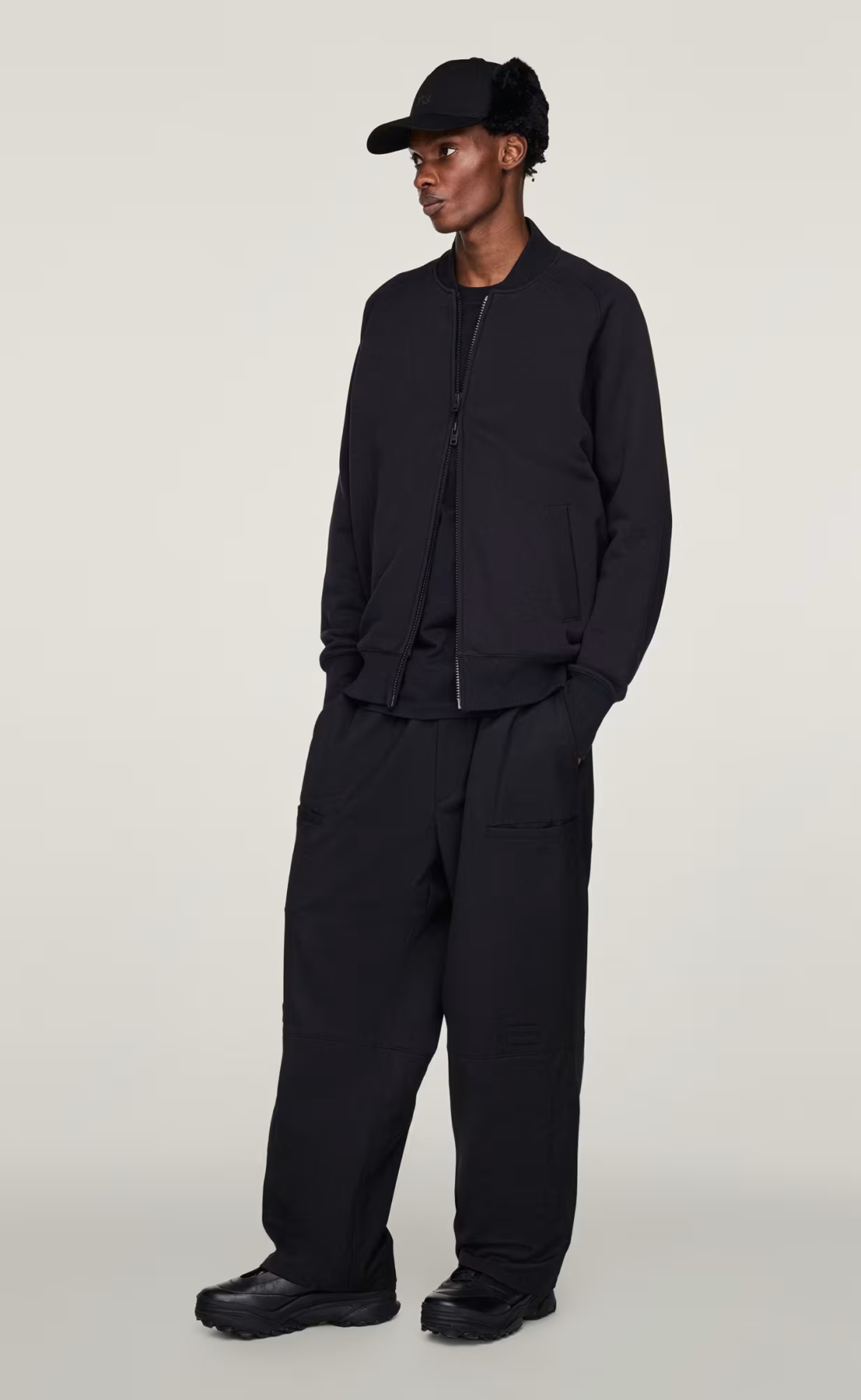 M TRACK TOP BLACK JACKET