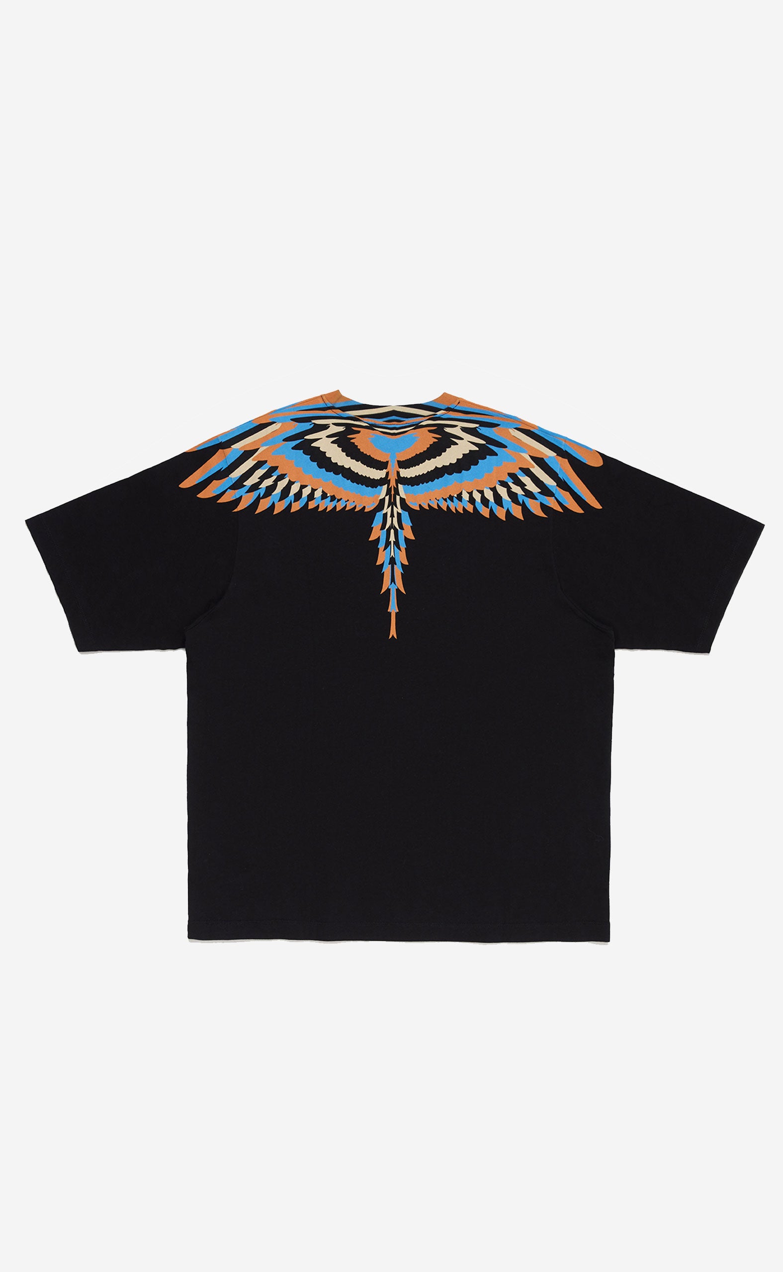 OPTICAL WINGS OVER T-SHIRT BLACK SALMON