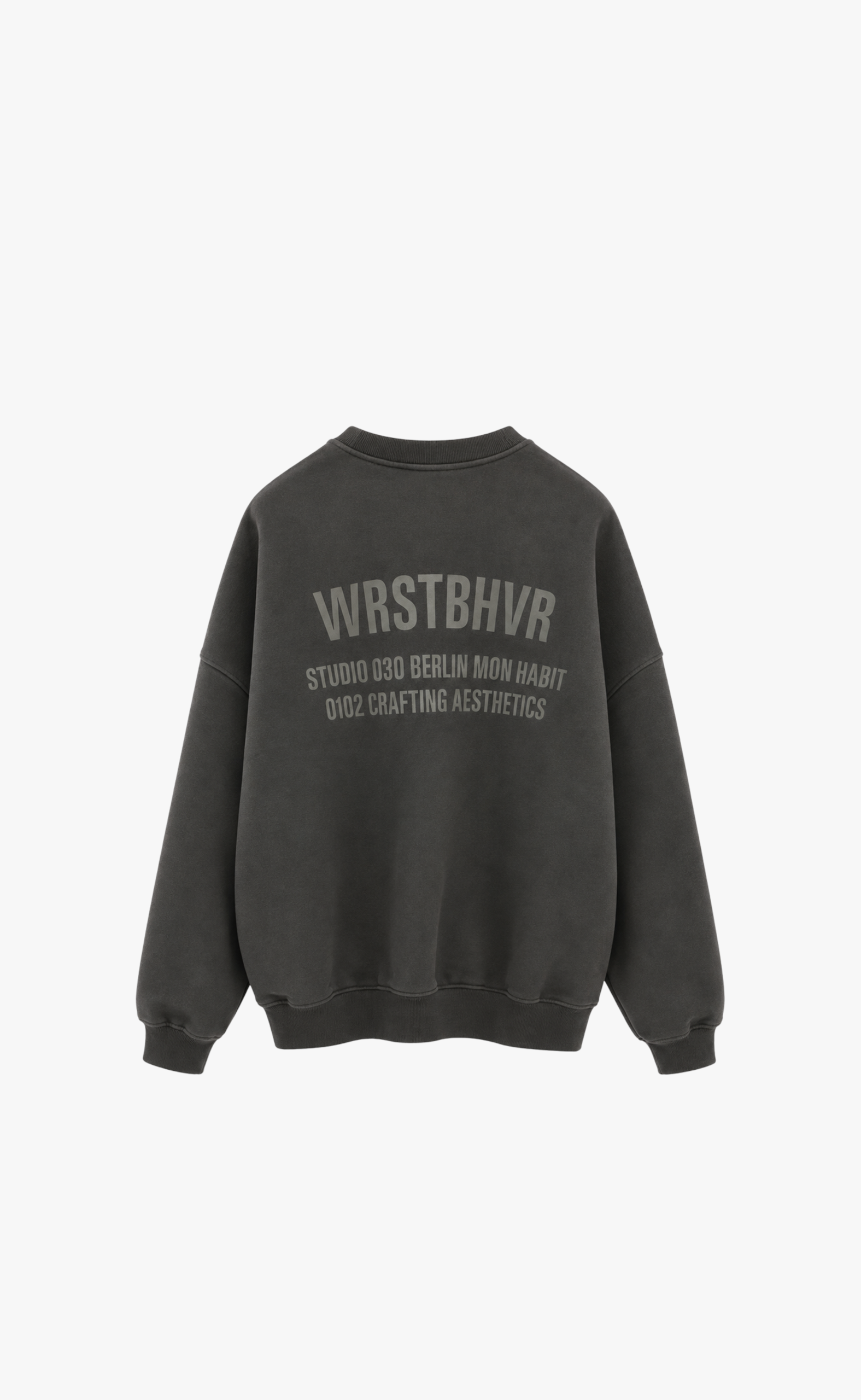 STUDIO BLACK CREWNECK
