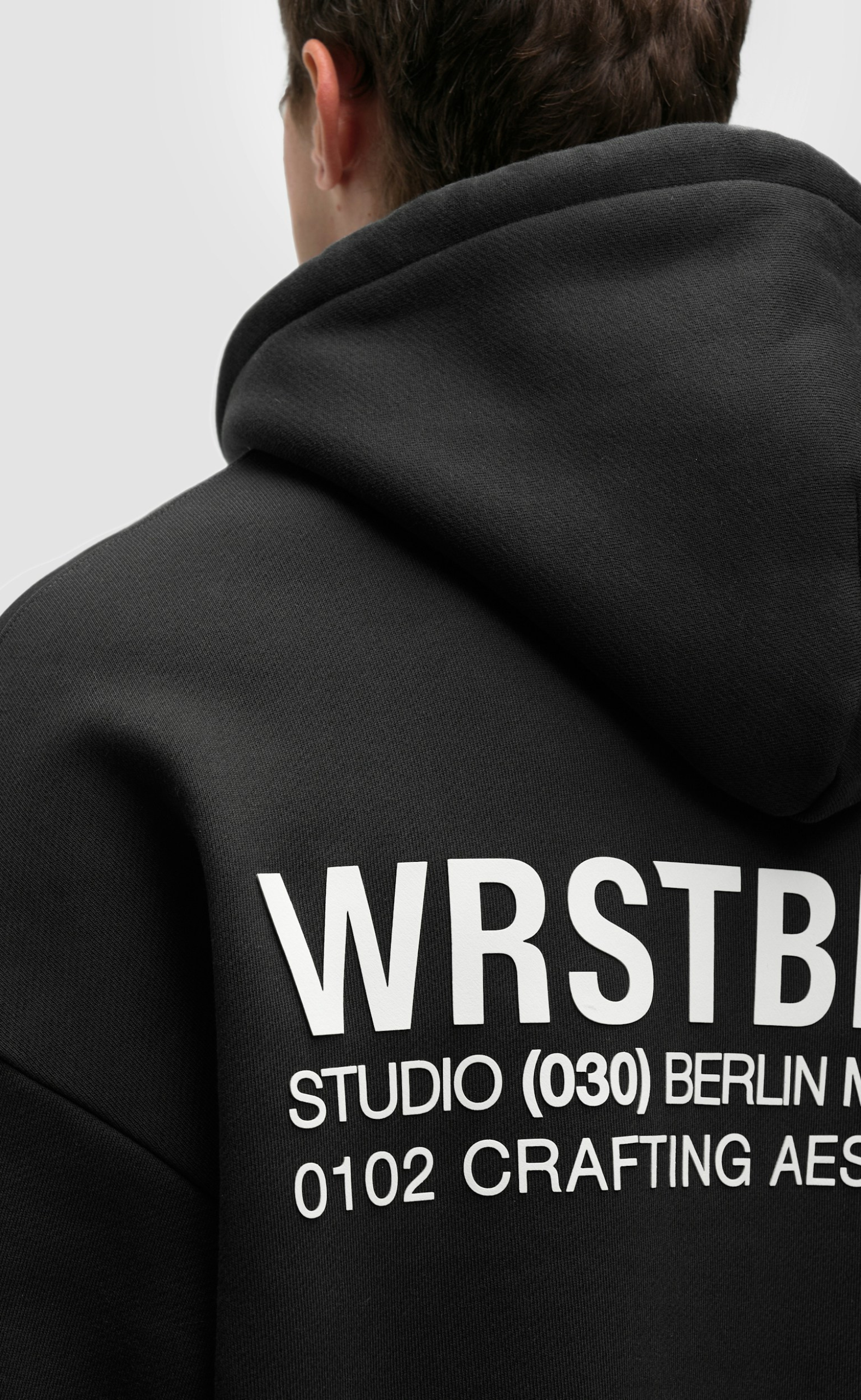 STUDIO V12 JET BLACK HOODIE