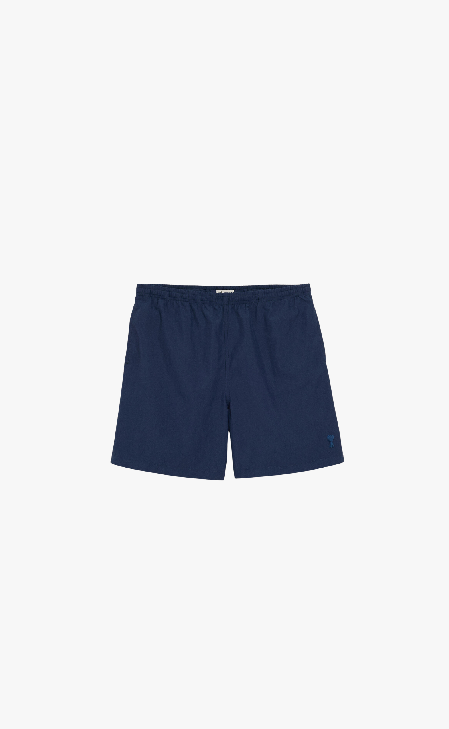 LONG PLAIN SWIM NAVY SHORTS