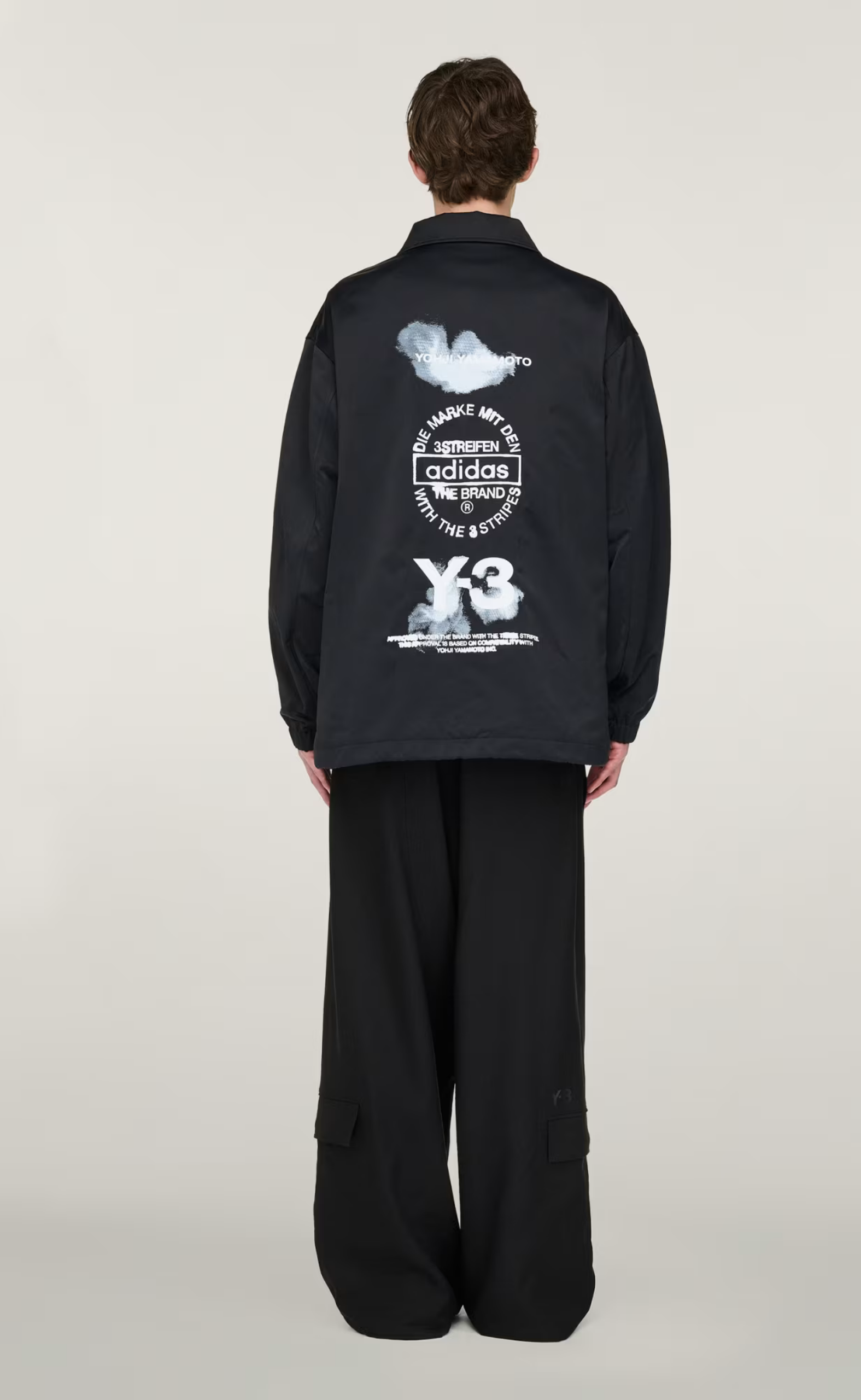 GRAPHIC COACH BLACK JACKET