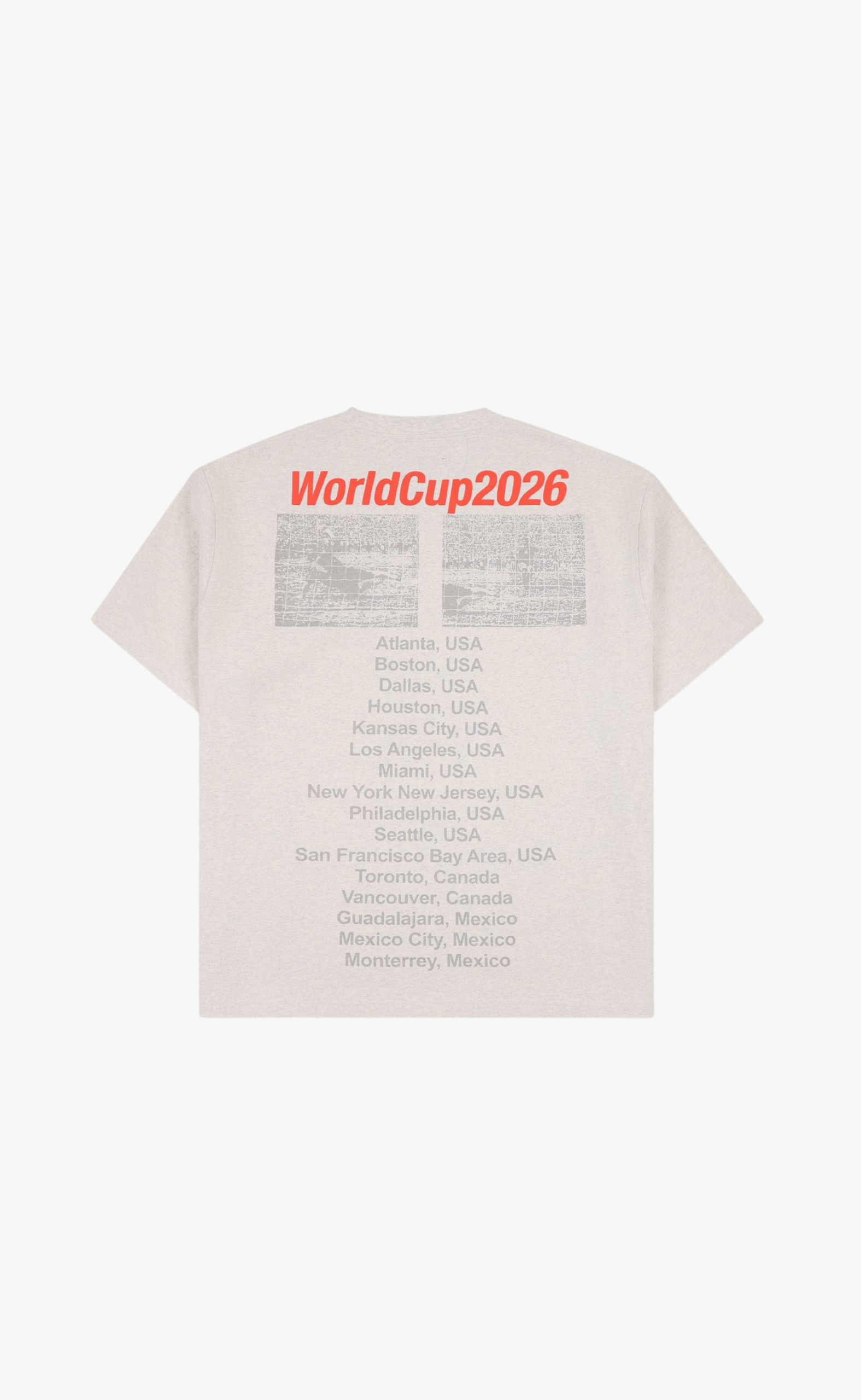 CUP HEAVYWEIGHT ASH GREY T-SHIRT