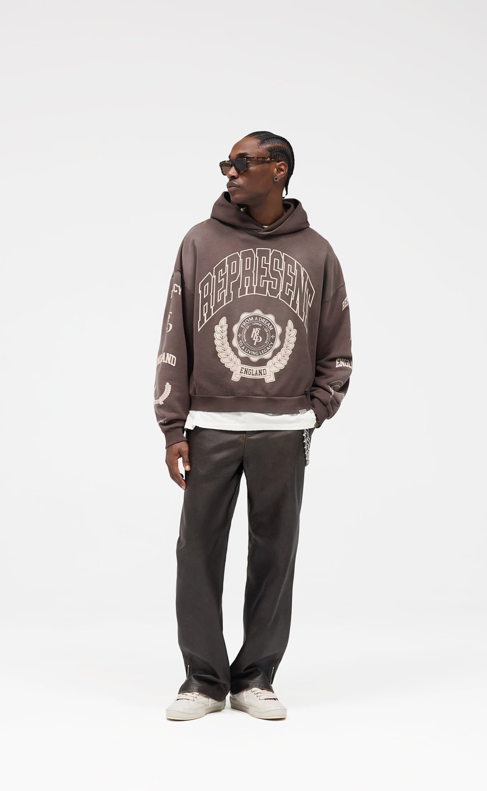 REPRESENT LEGACY CREST NERO HOODIE