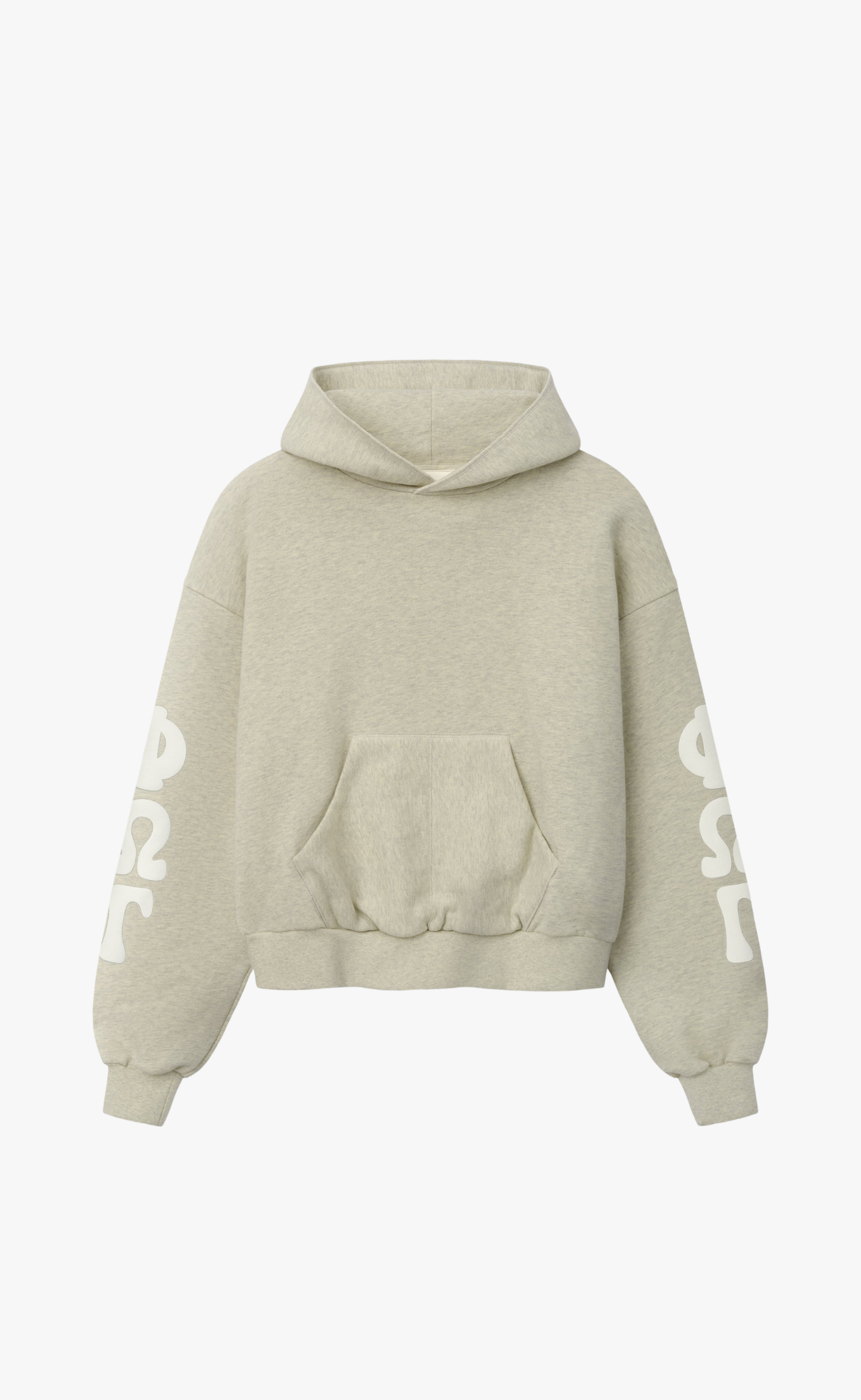 90'S FLEECE WASHED VANILLA HEATHER HOODIES