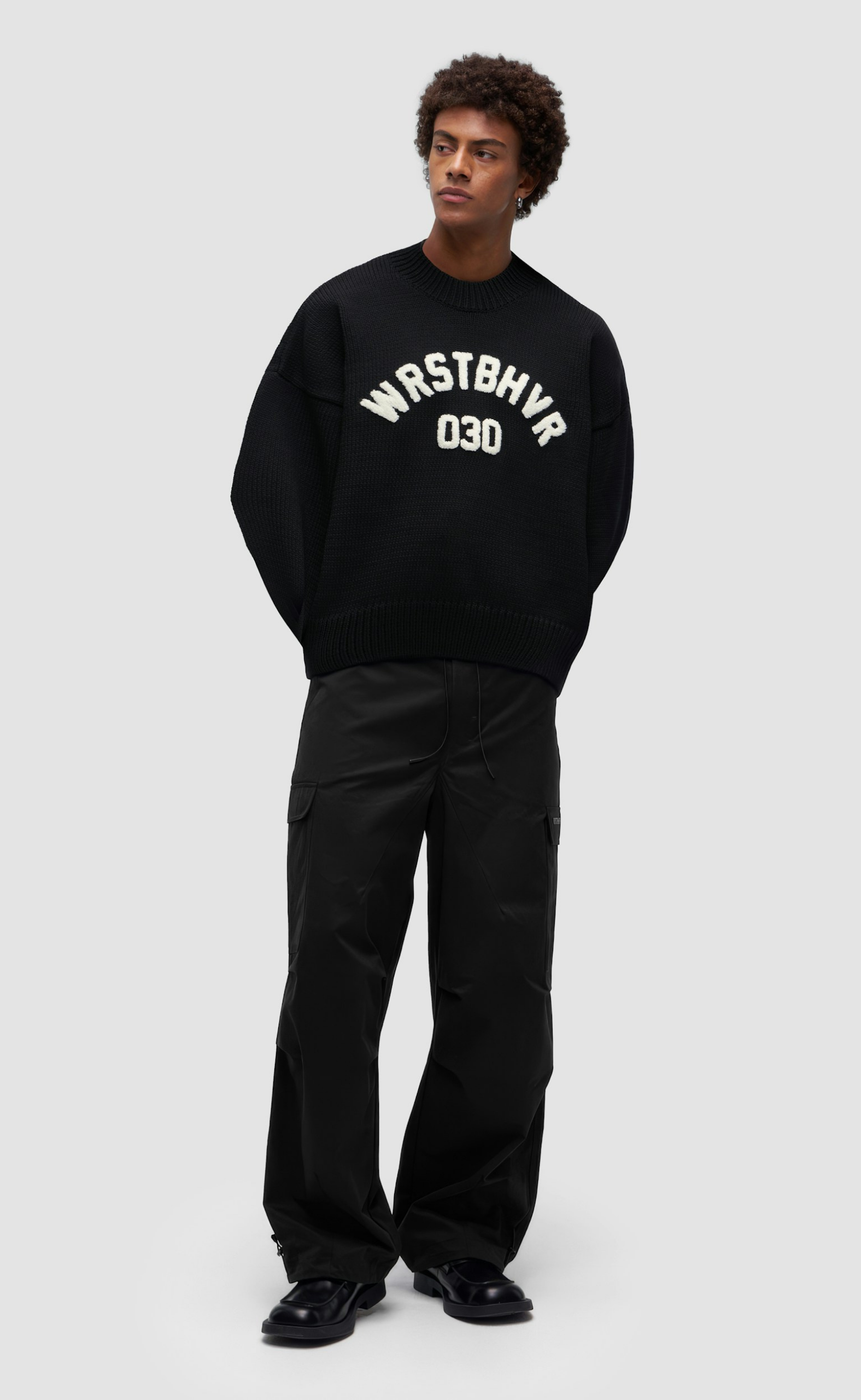 LUNA V2 BLACK OYSTER SWEATER