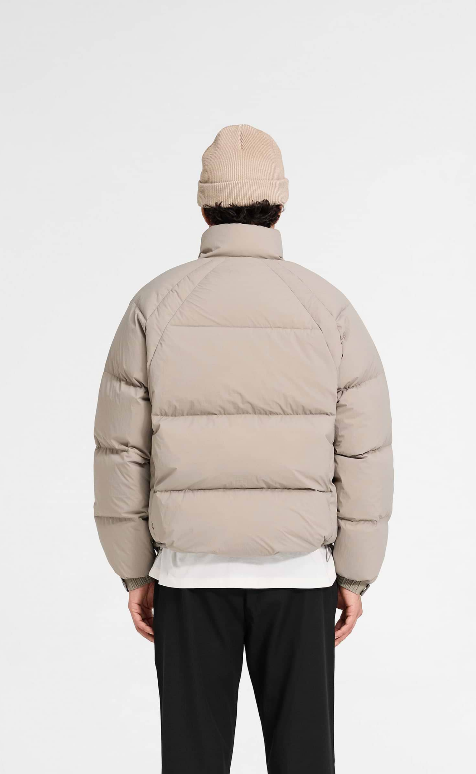 FUNNEL NECK PUFFER DUNE JACKET