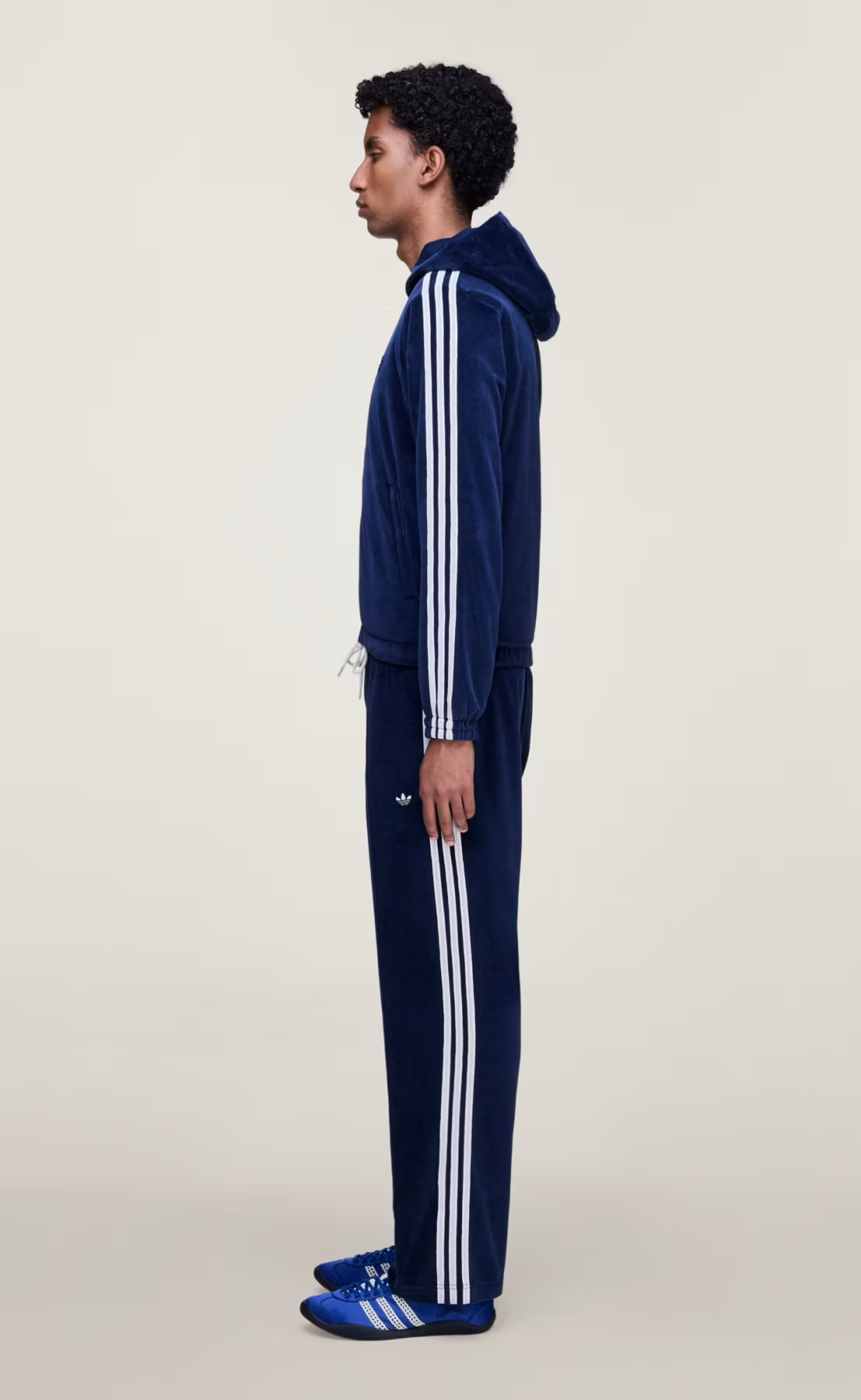 WB VELOUR COLLEGIATE NAVY JACKET