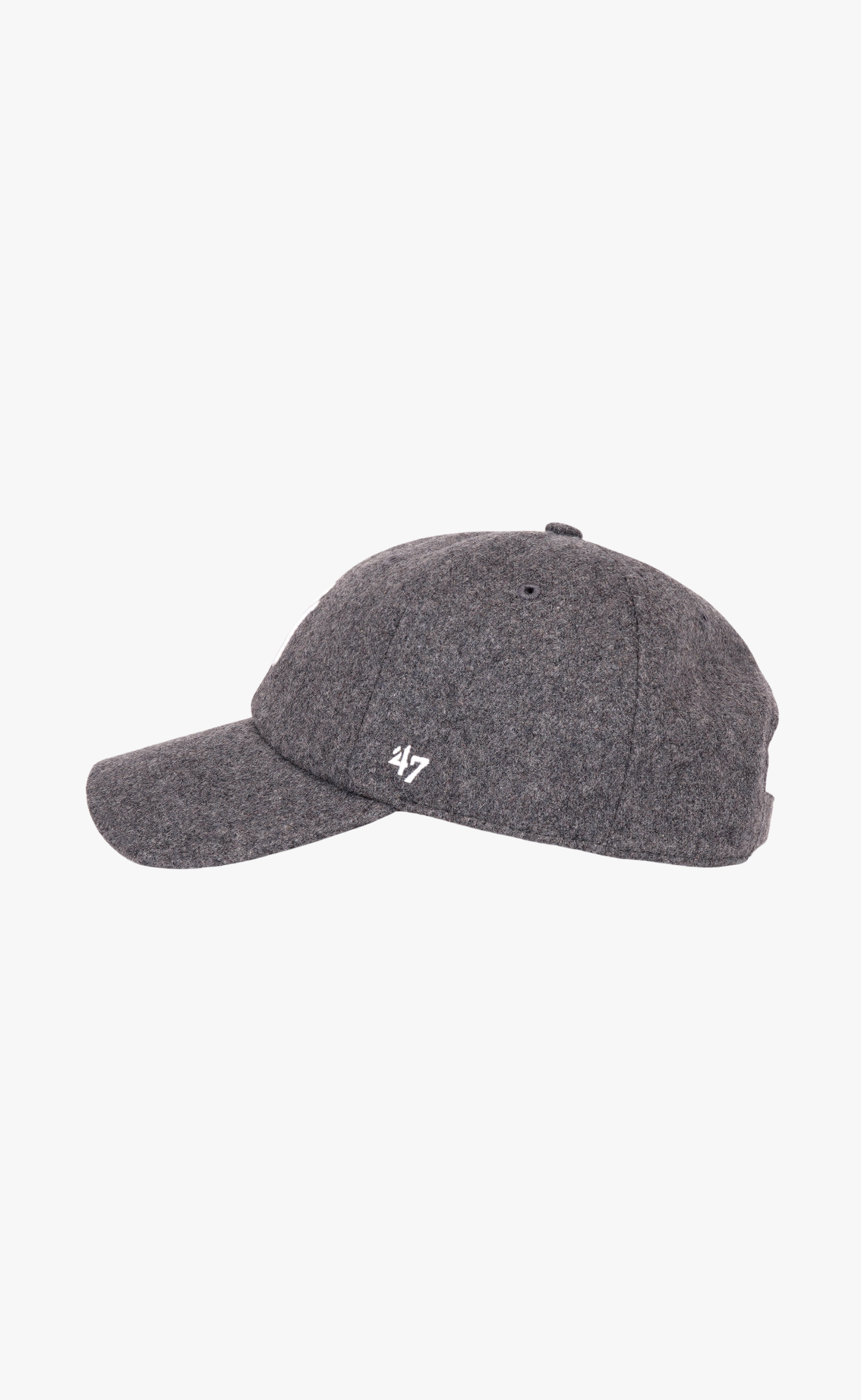 YANKEES SERIF WOOL DARK GREY HAT