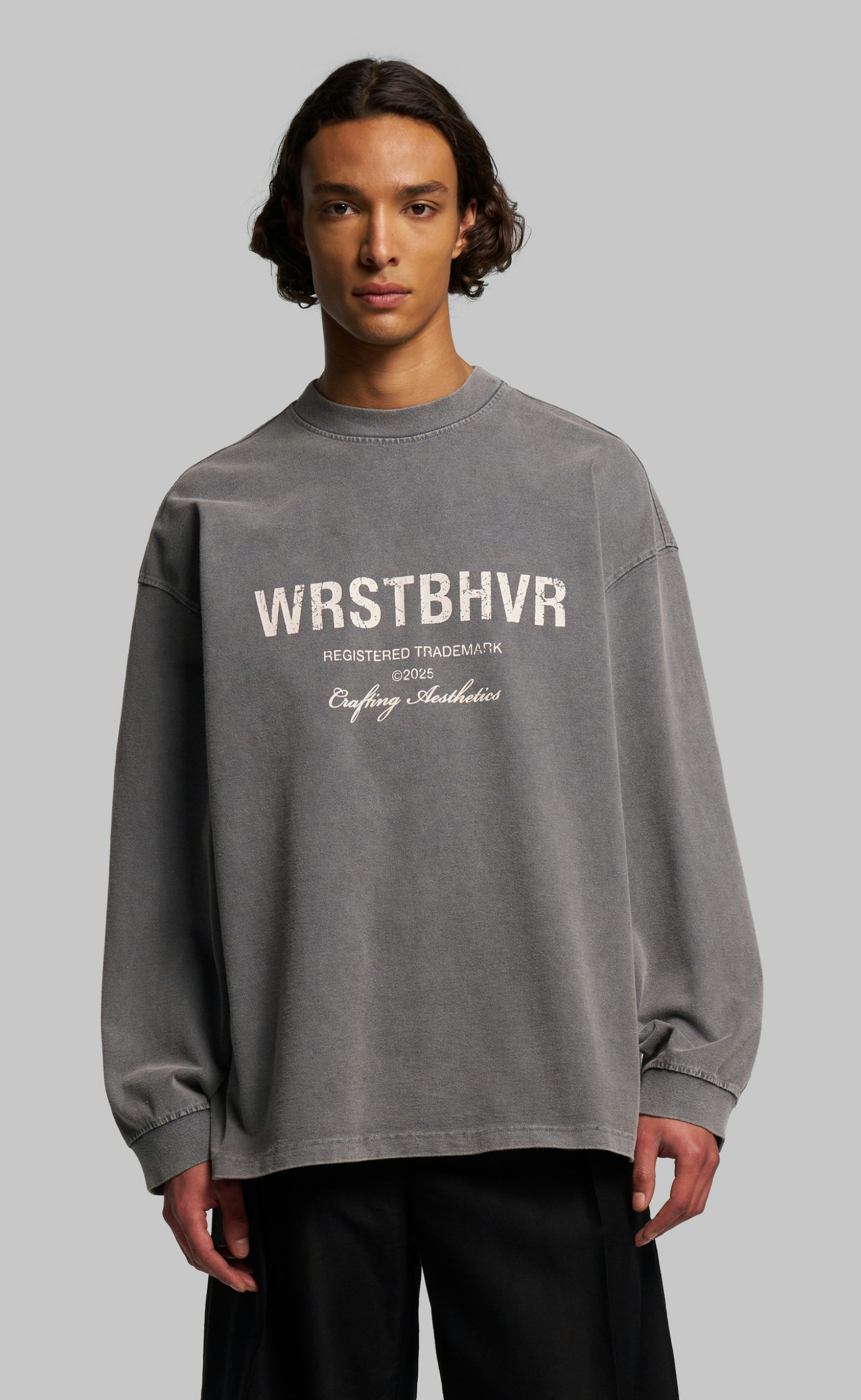MECK GRAY VINTAGE LONGSLEEVE