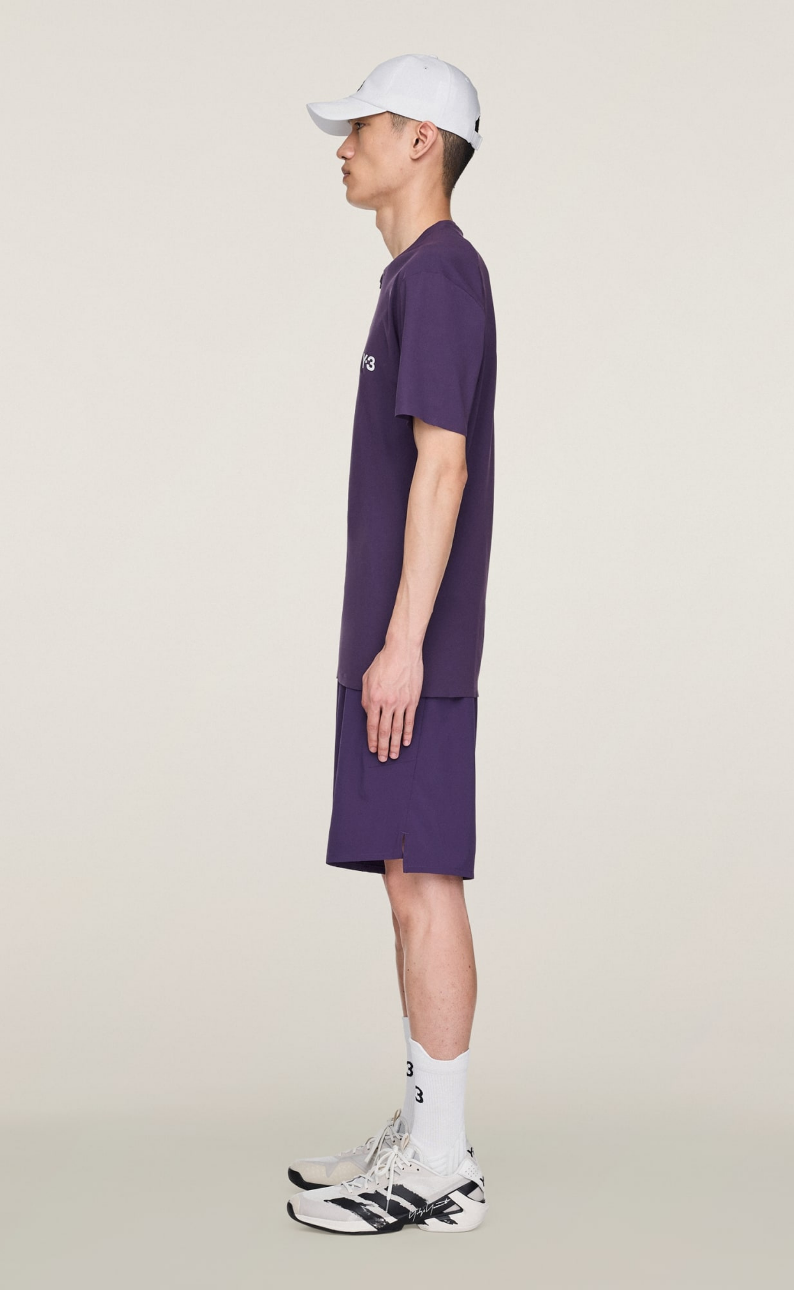 Y-3 TENNIS PRO ERGO PURPLE SHORTS