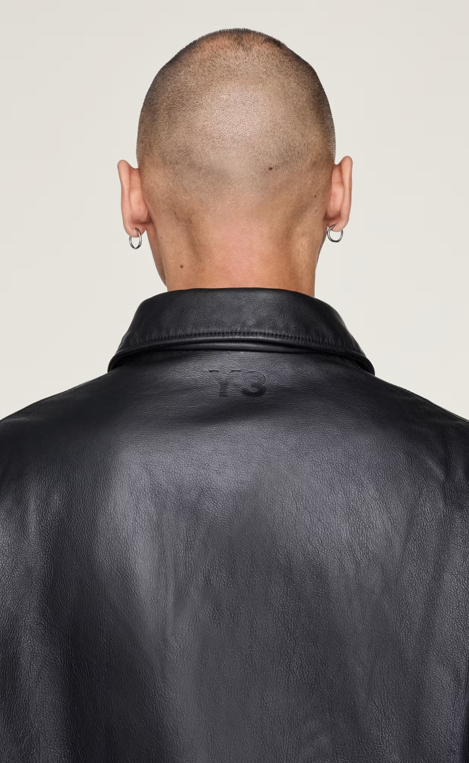 LEATHER BOMBER BLACK JACKET