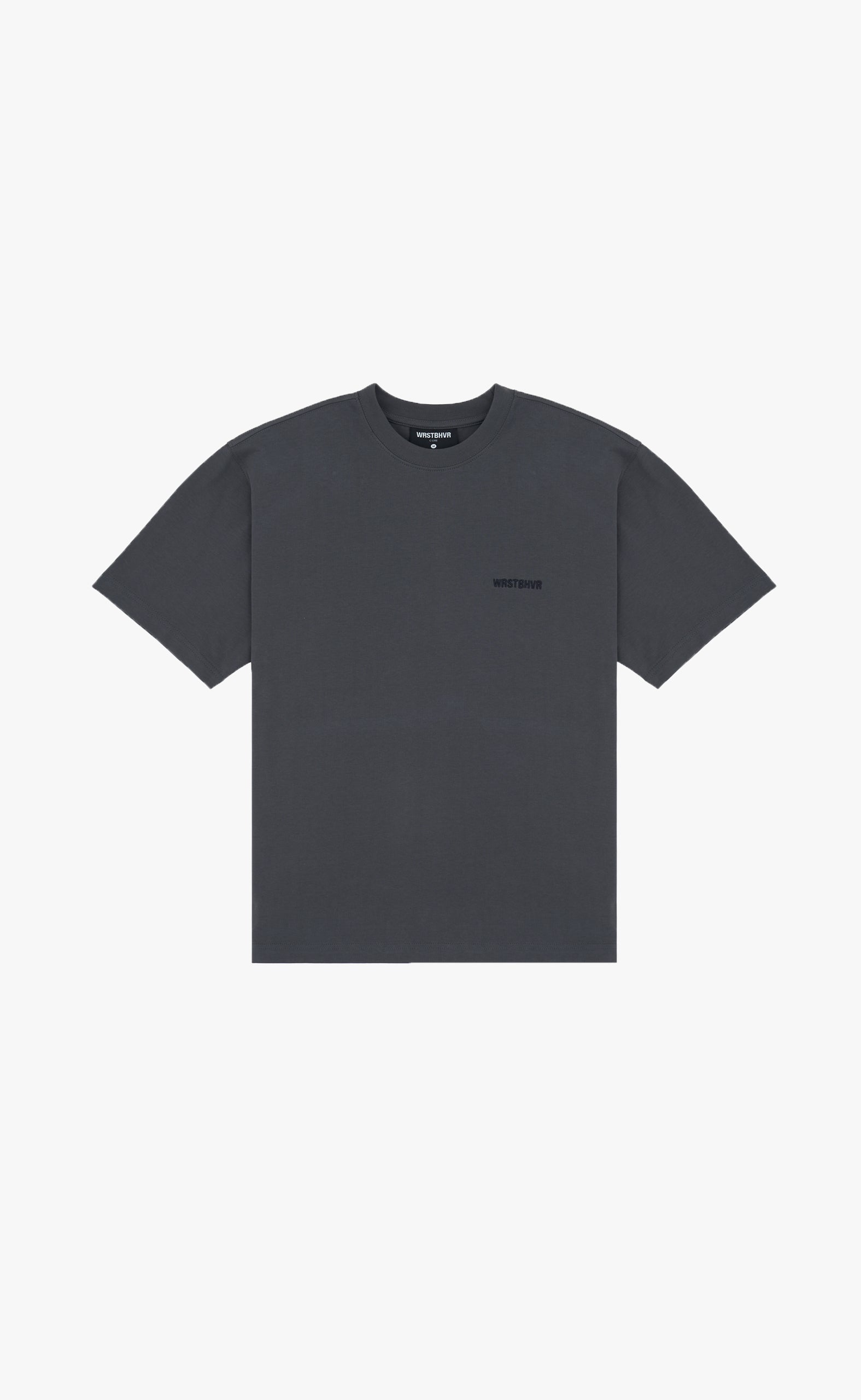 CASSIAN GRAY PINSTRIPE T-SHIRT