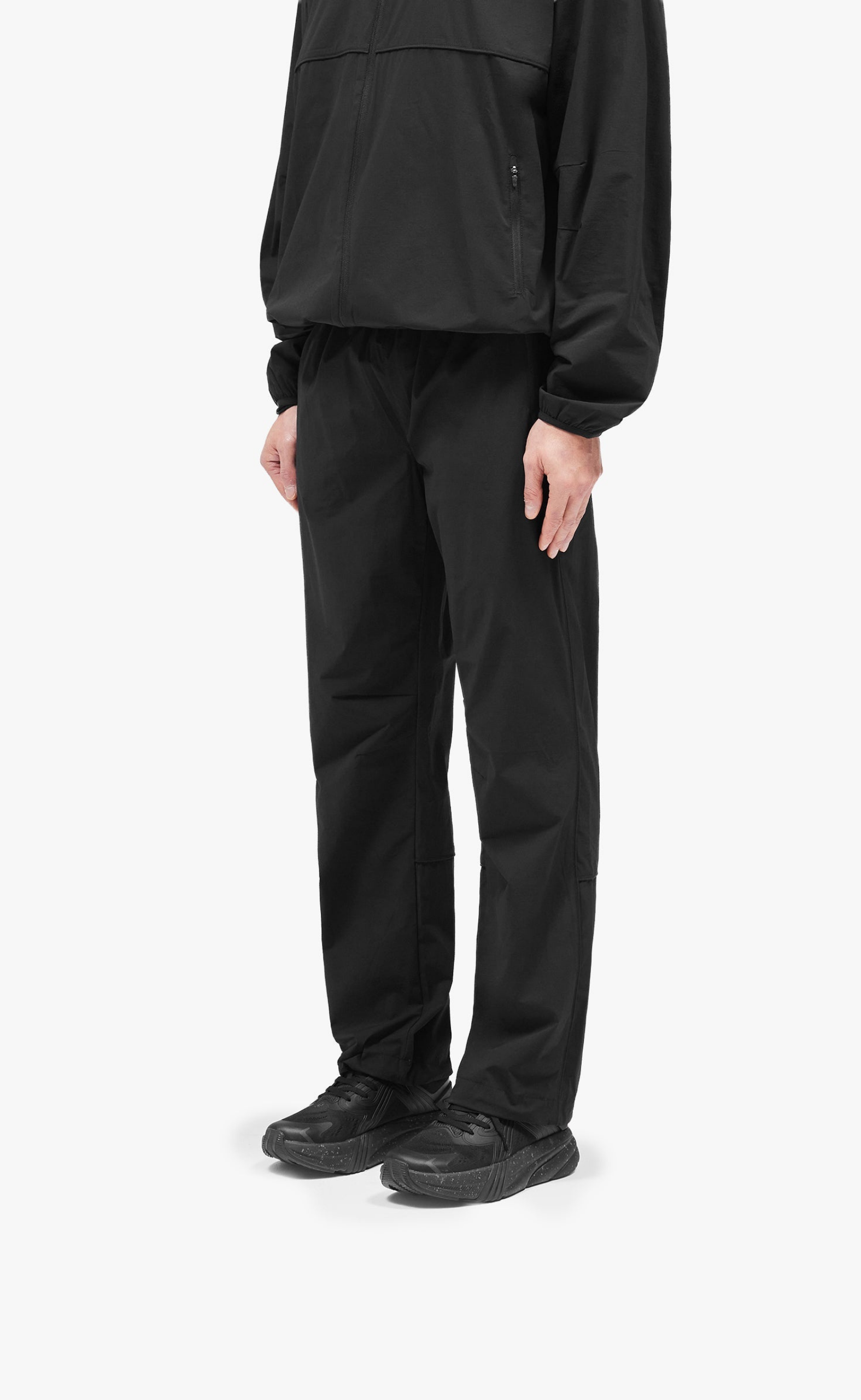 TEAM 247 STRAIGHT LEG TRACK JET BLACK PANTS
