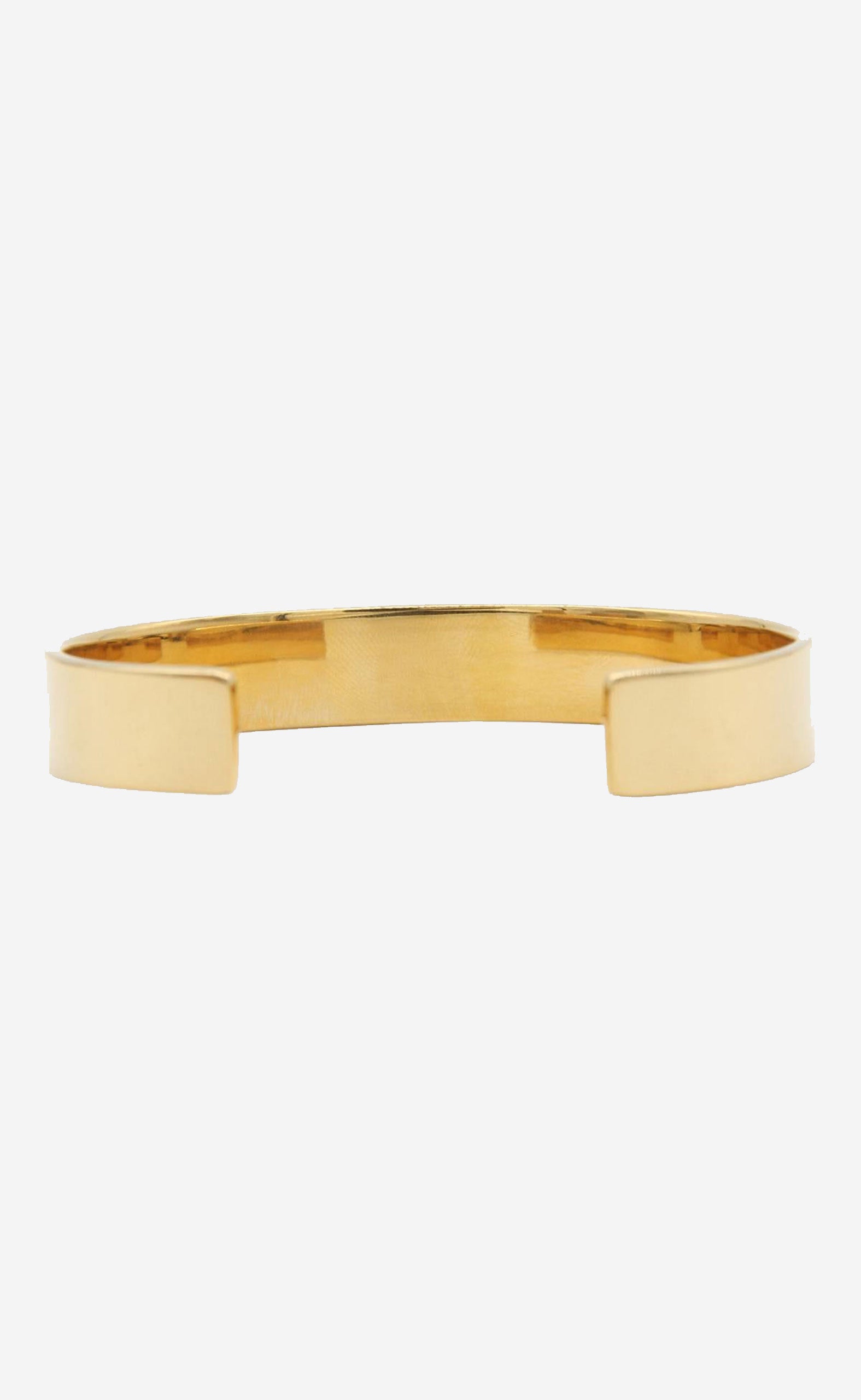 YELLOW GOLD PLATING BURATTATO CUFF