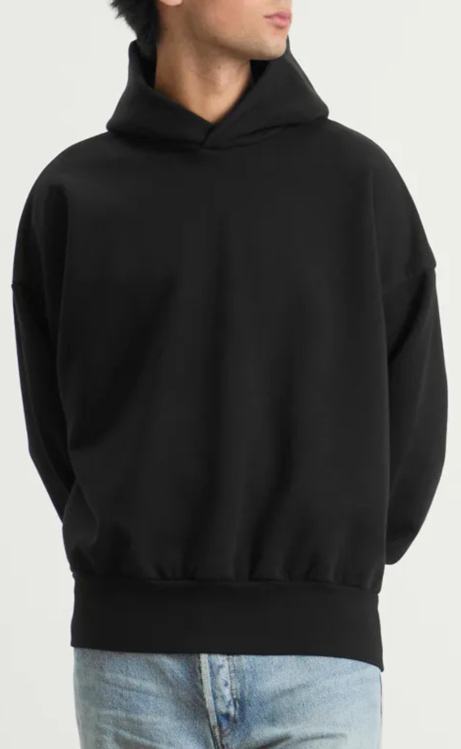 FEAR OF GOD BLACK HOODIE