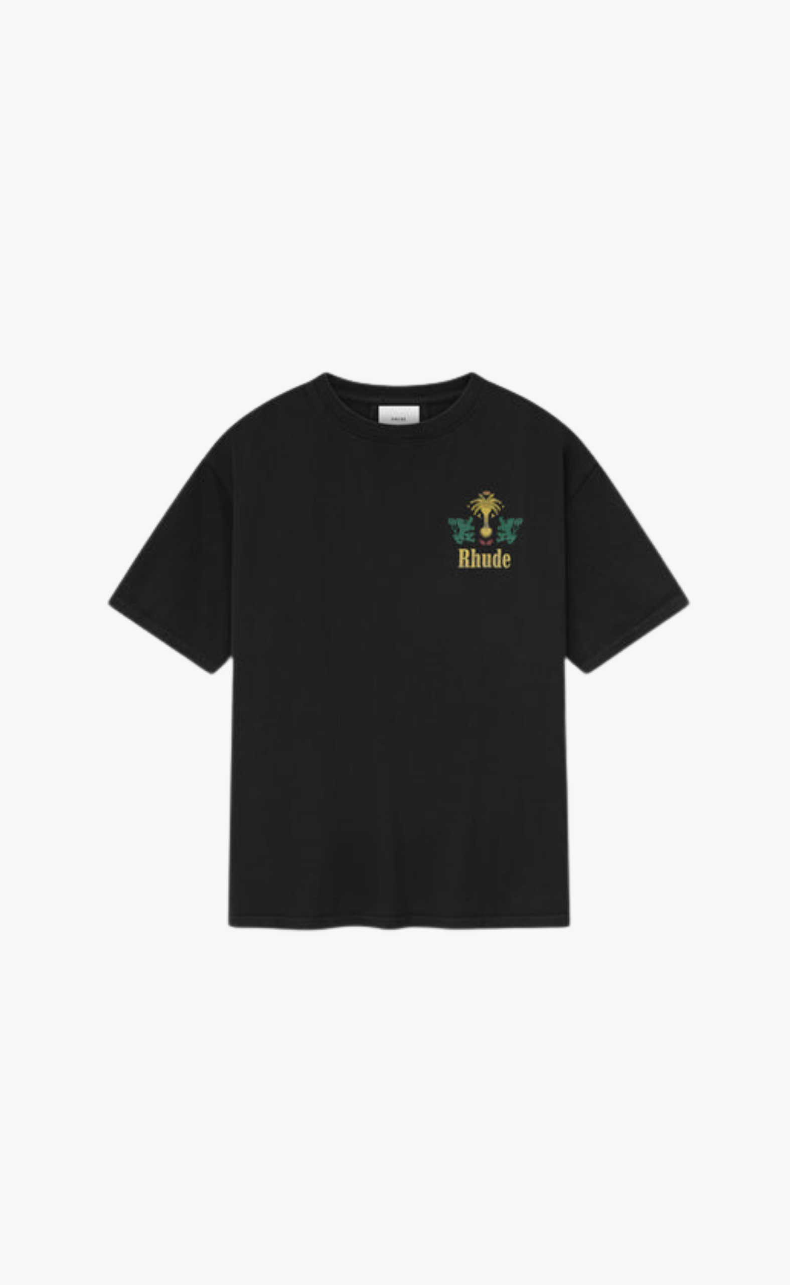 RHUDE TABACO BLACK T-SHIRT