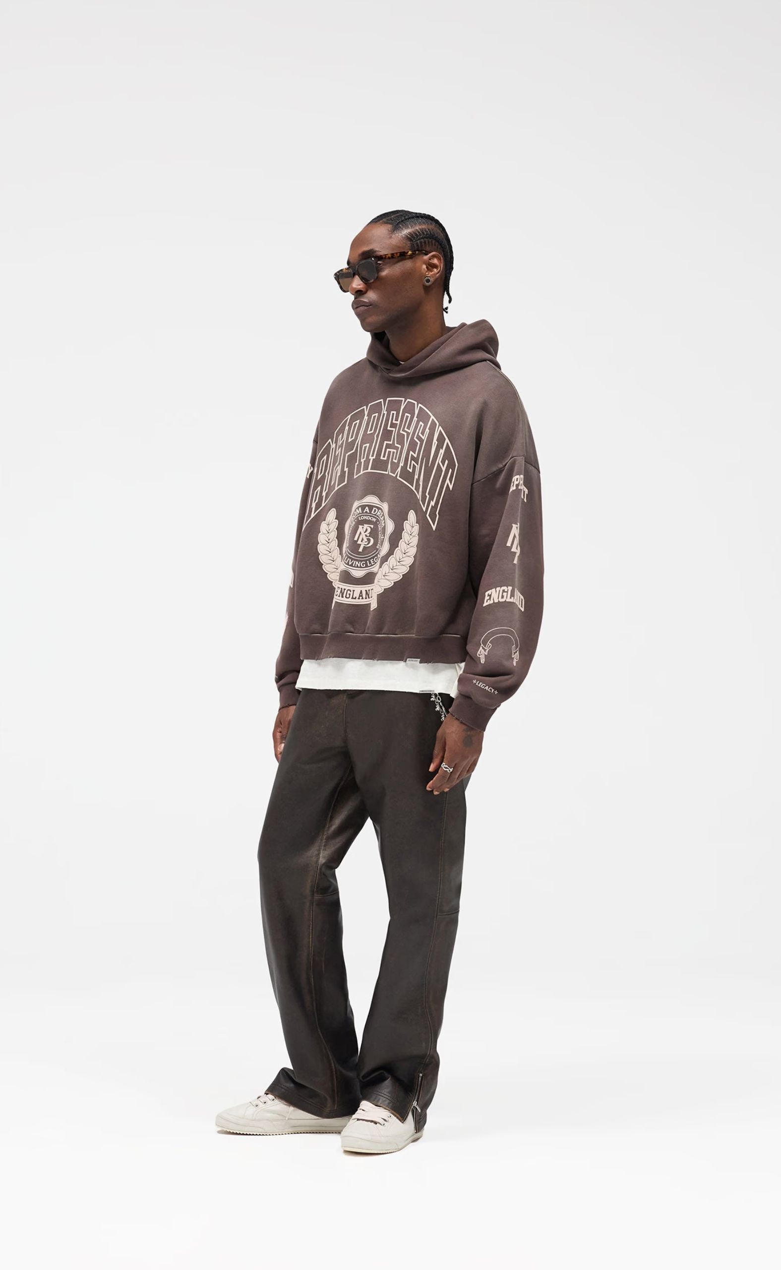 REPRESENT LEGACY CREST NERO HOODIE