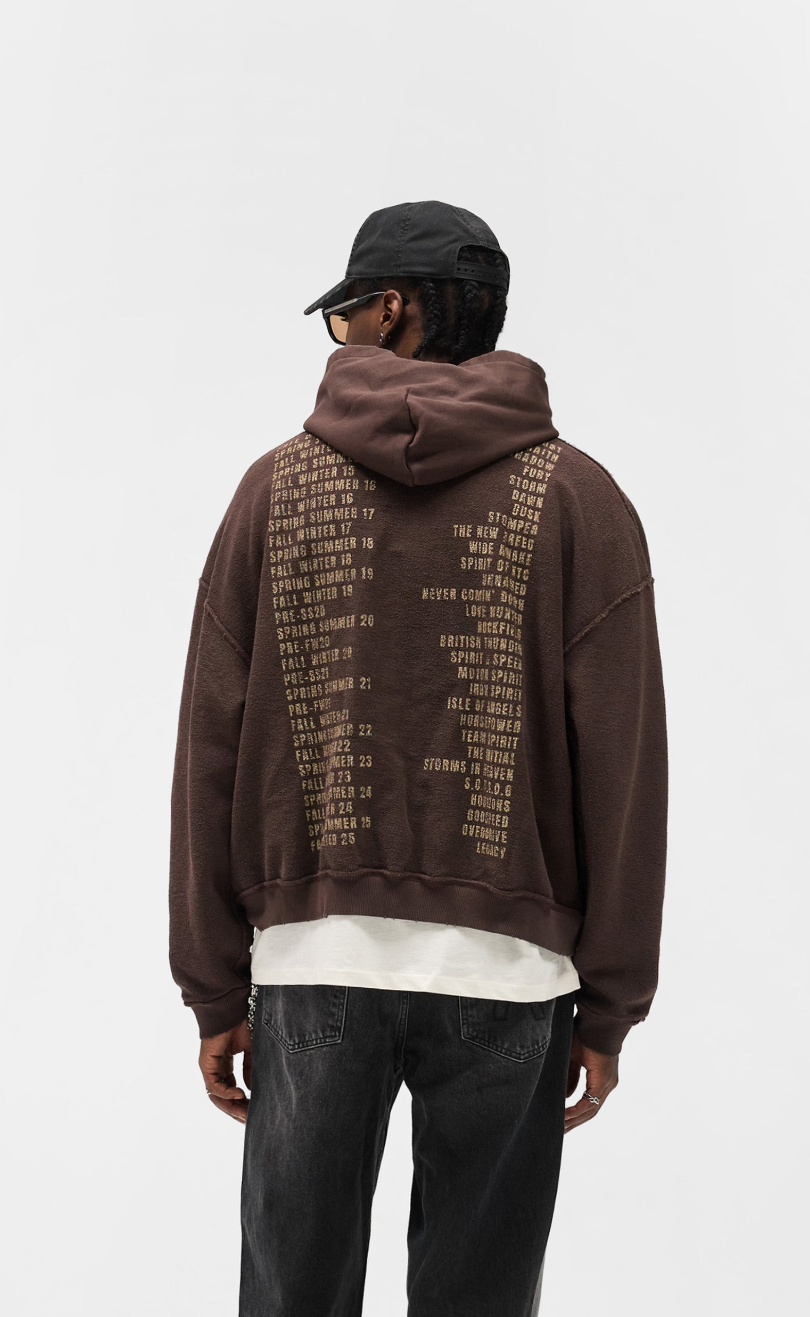 REPRESENT LIVING LEGACY TOUR NERO HOODIE