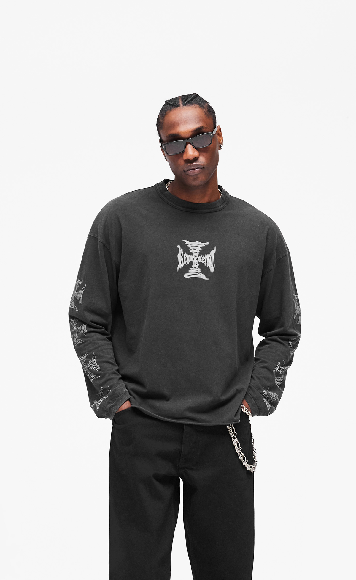 MH FADED BLACK LONGSLEEVE