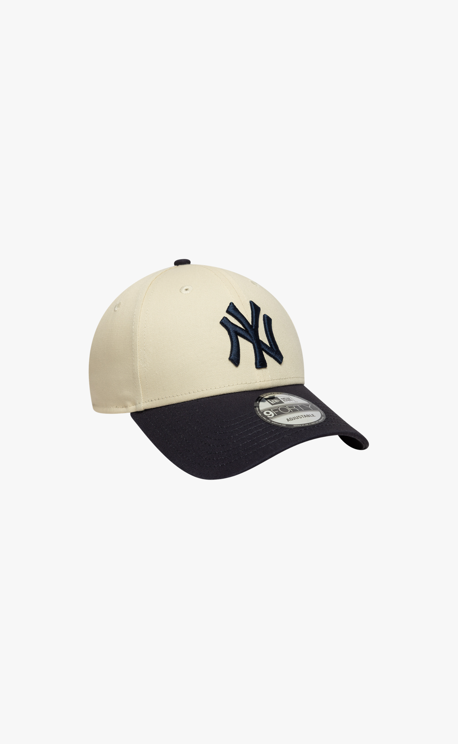 NEW YORK YANKEES COLOURBLOCK 9FORTY CREAM NAVY HAT