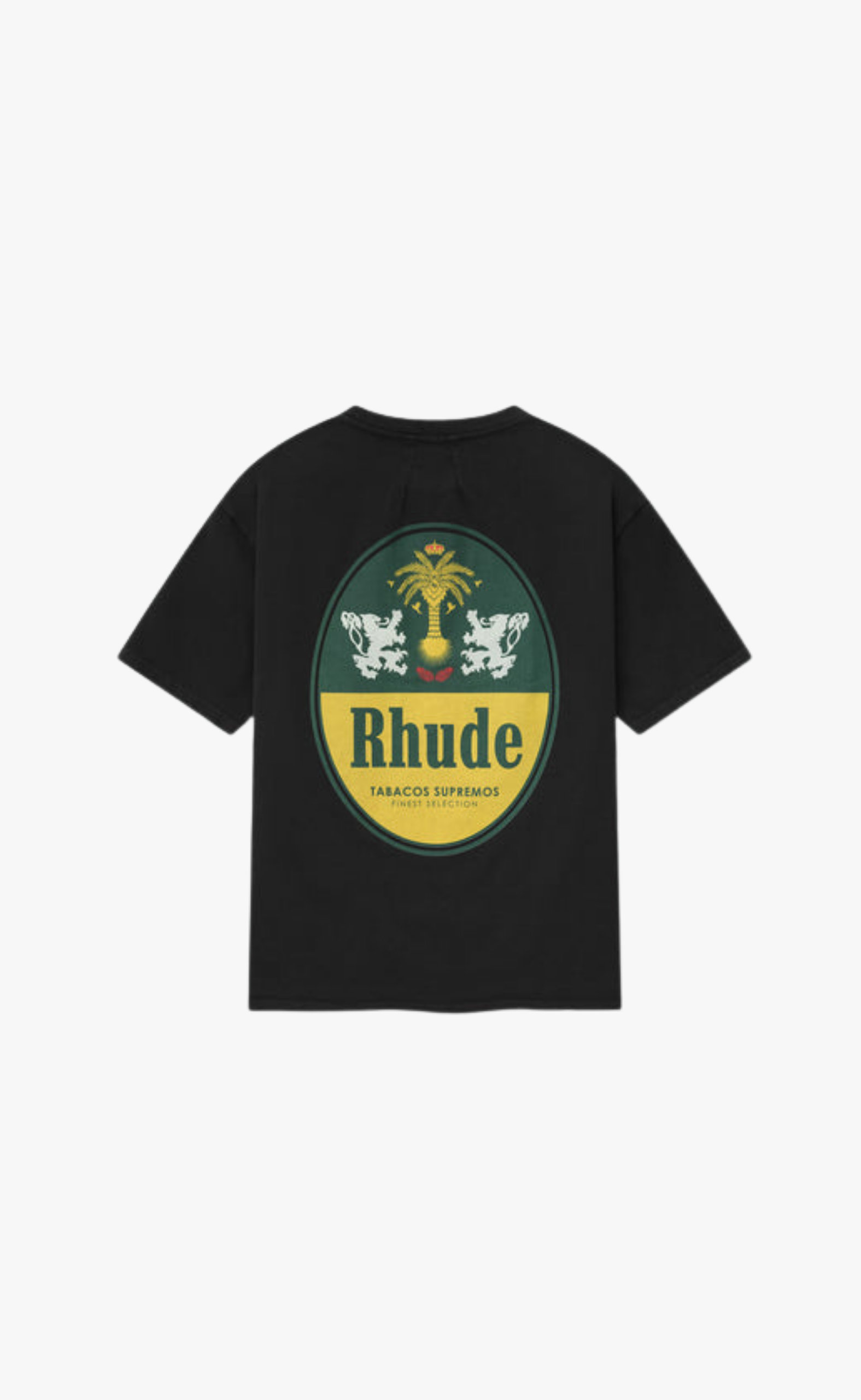 RHUDE TABACO BLACK T-SHIRT