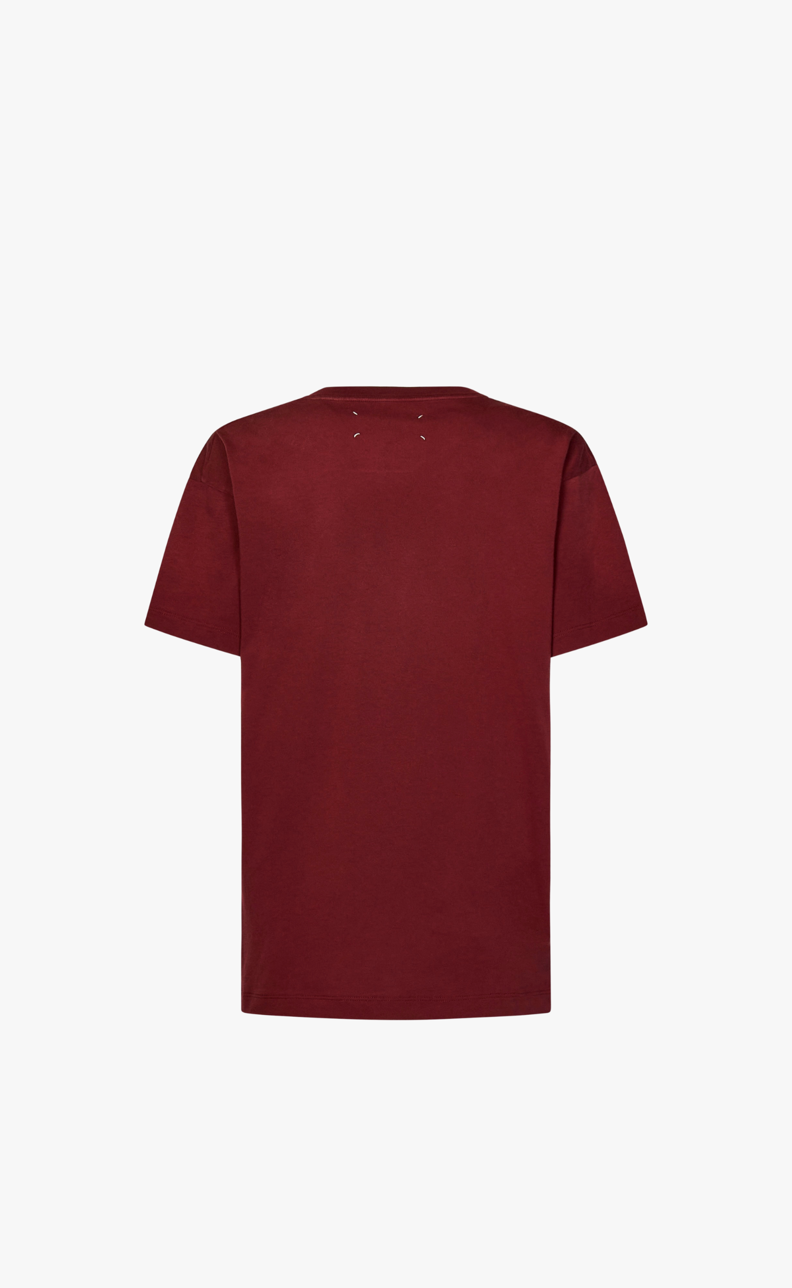 REVERSE LOGO BURGUNDY T-SHIRT