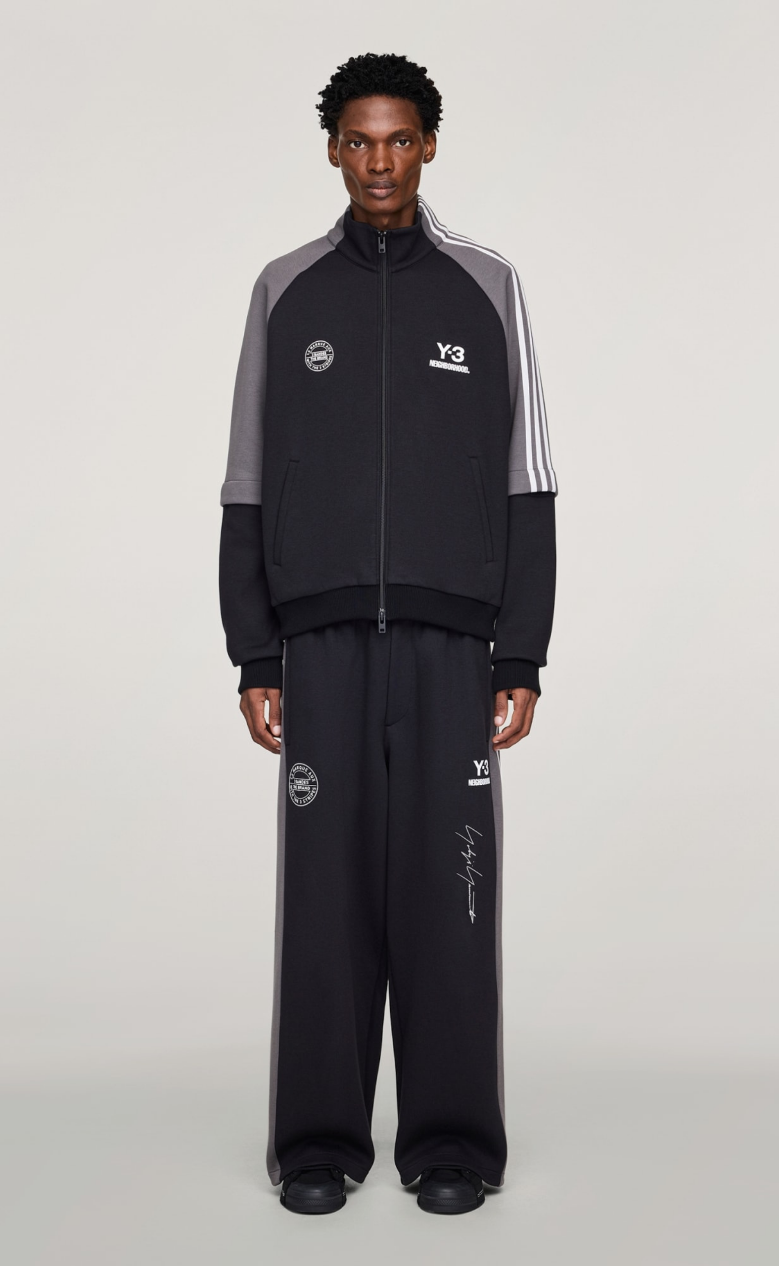 Y-3 NBHD TRACK BLACK PANTS