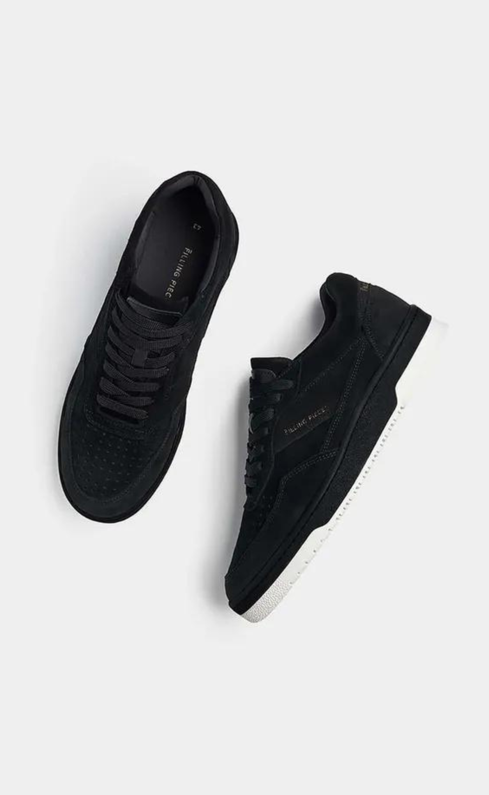 ACE SUEDE JET BLACK SNEAKERS