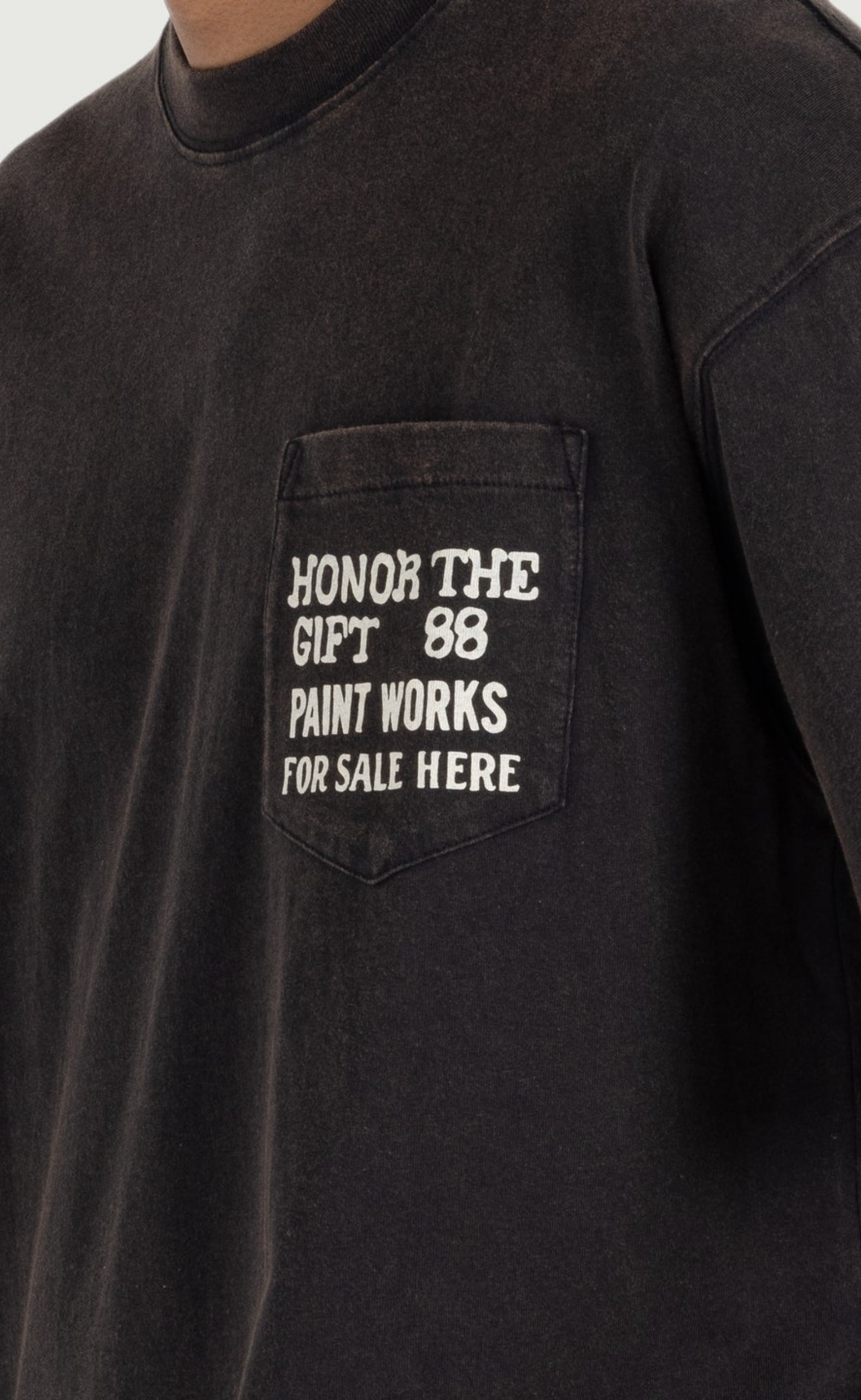 PAINT WORKS BLACK T-SHIRT