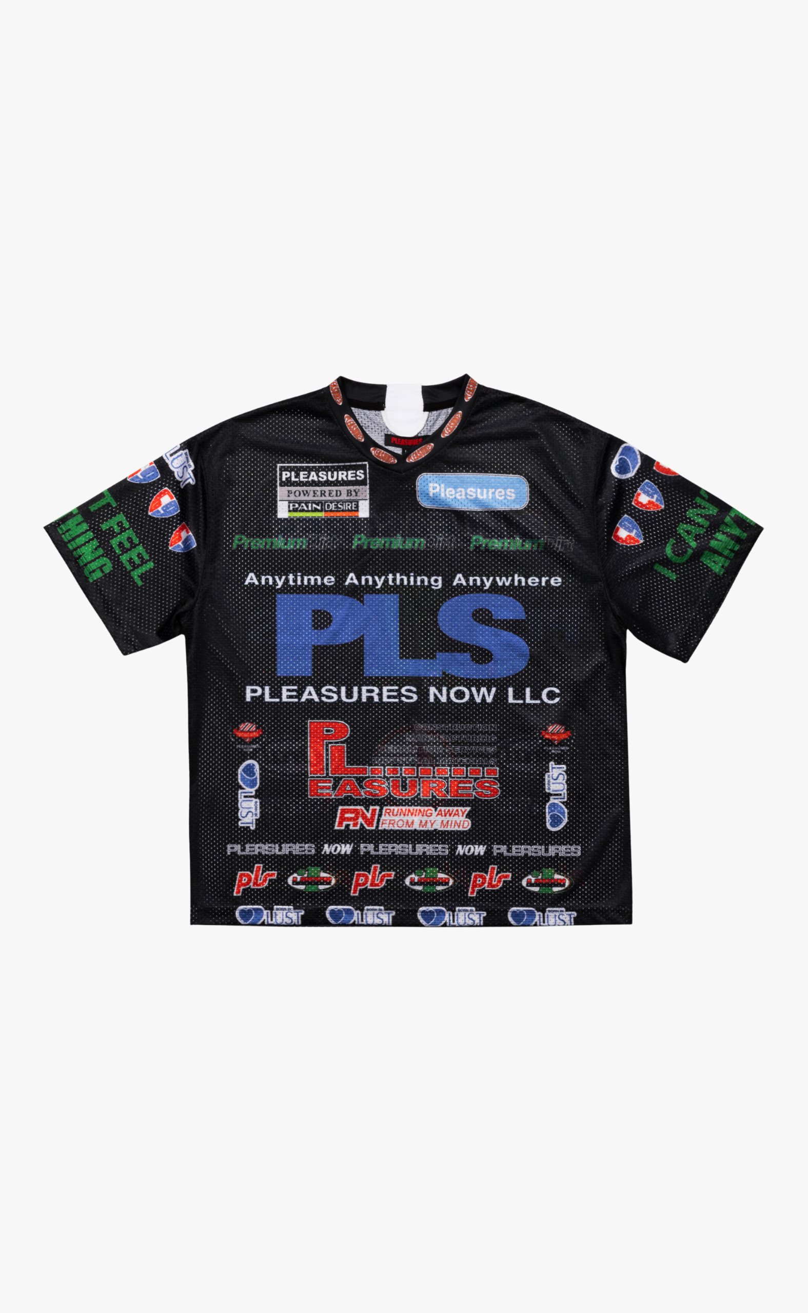 ORAL MESH BLACK T-SHIRT