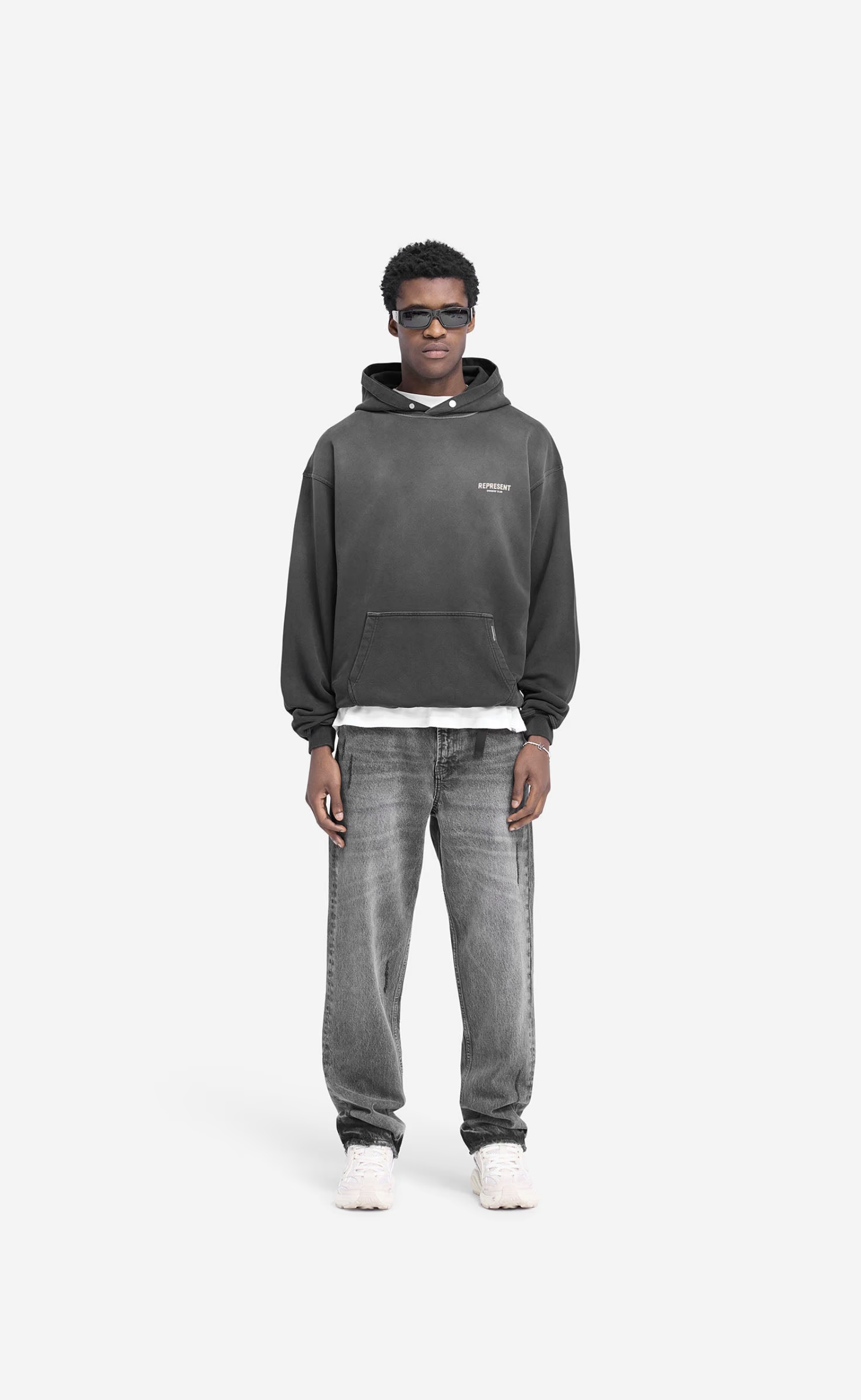 REPRESENT OWNERS CLUB AGED BLACK HOODIE