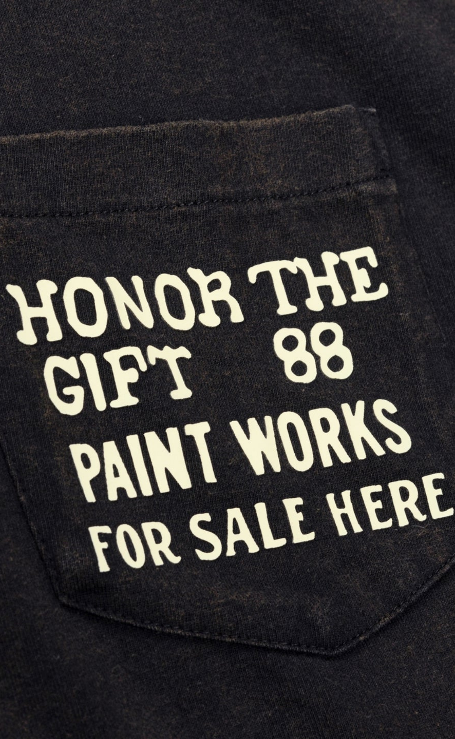 PAINT WORKS BLACK T-SHIRT