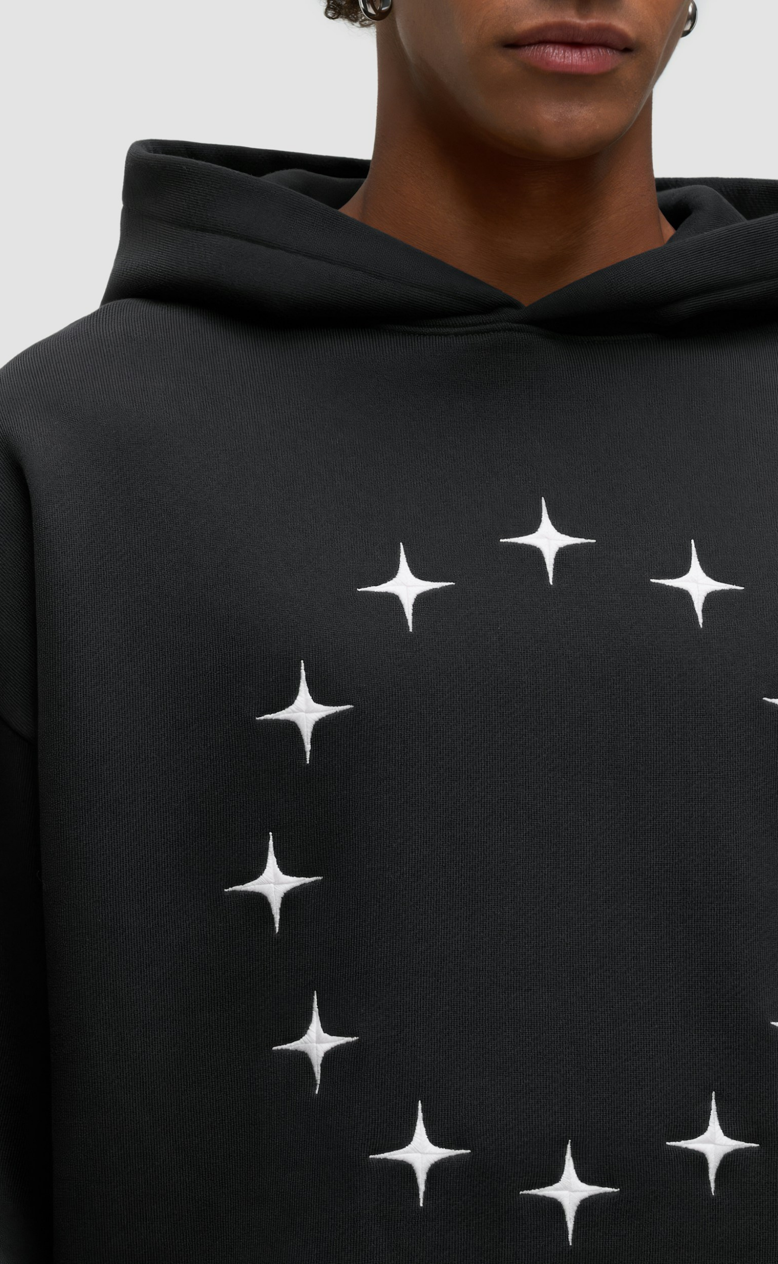 DISTRICTS JET BLACK HOODIE