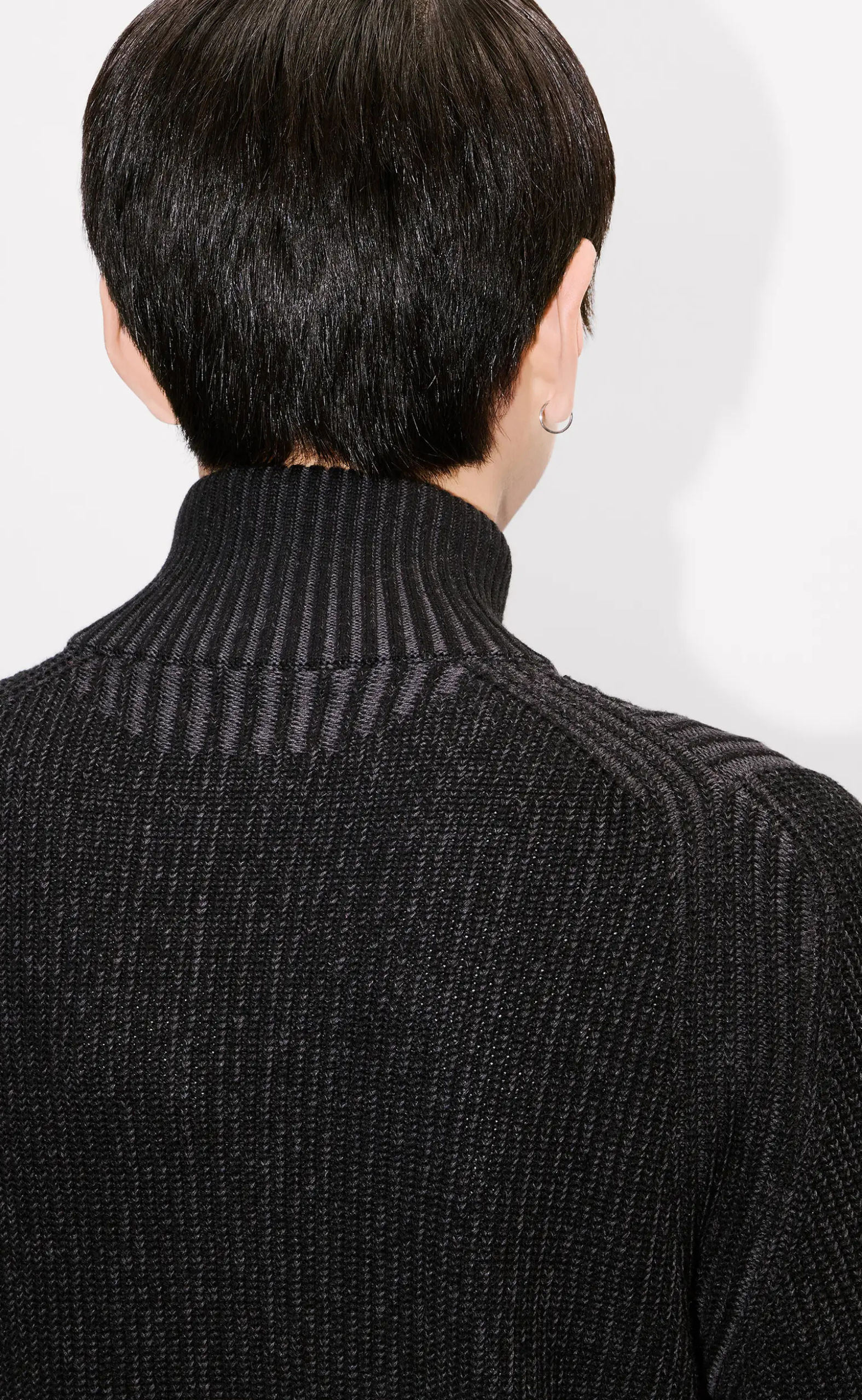 BOKE FLOWER 2.0 ZIPPED CARDIGAN BLACK CARDIGAN